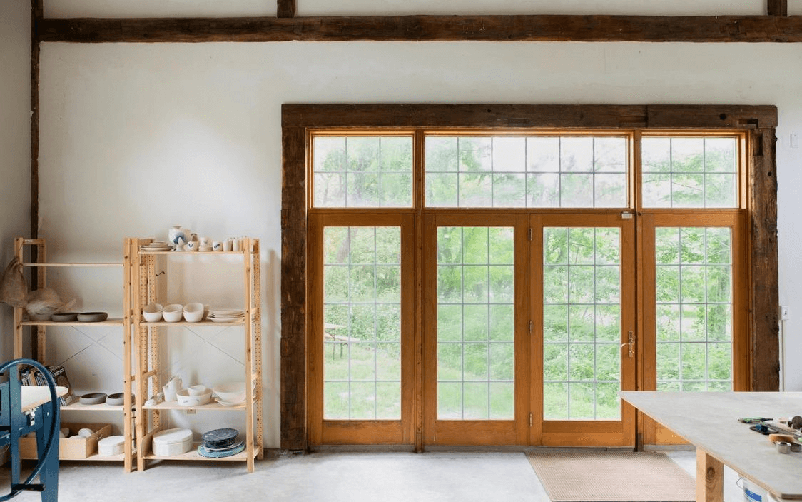 Interior of studio at 23 lovers lane chatham center