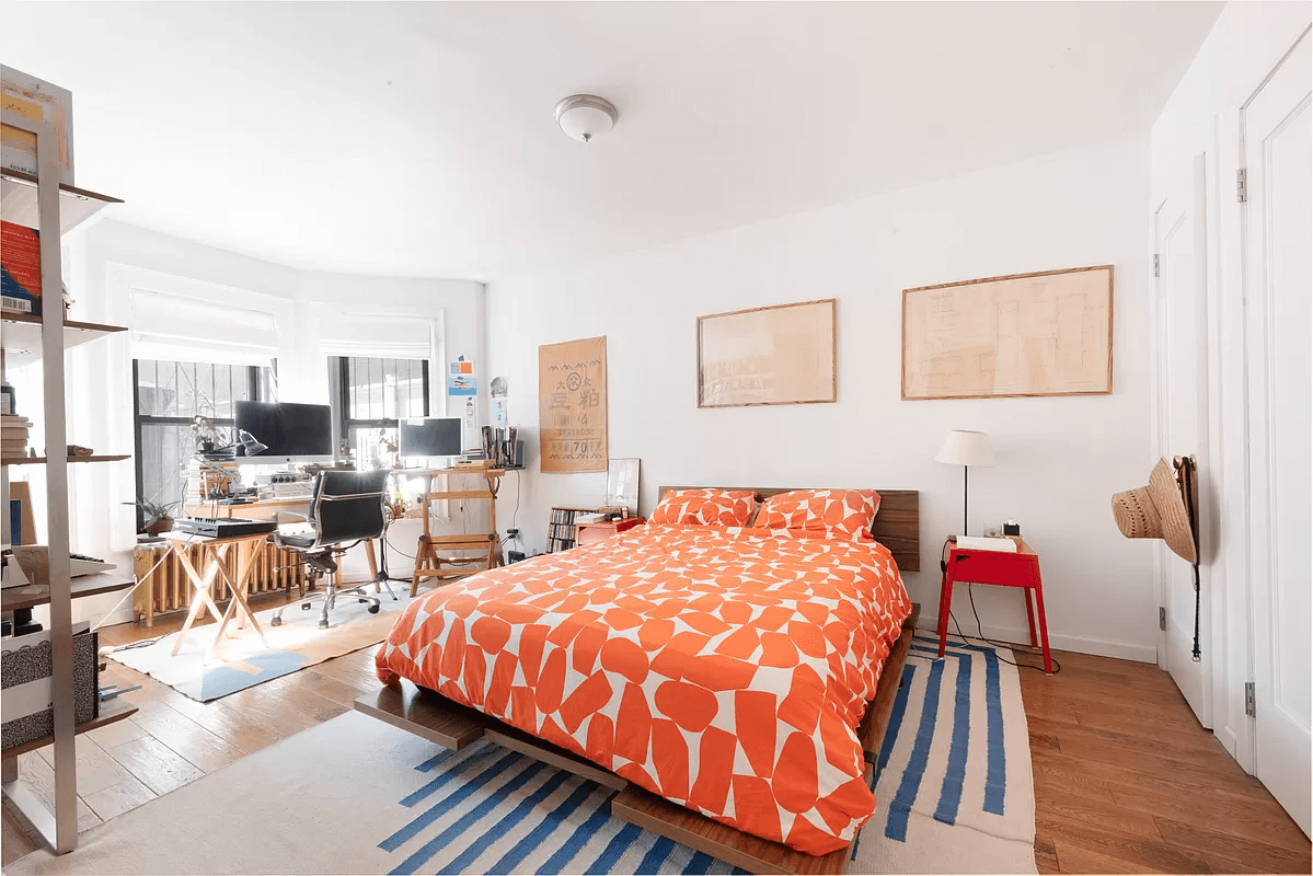 interior of garden apartment at 926 st marks