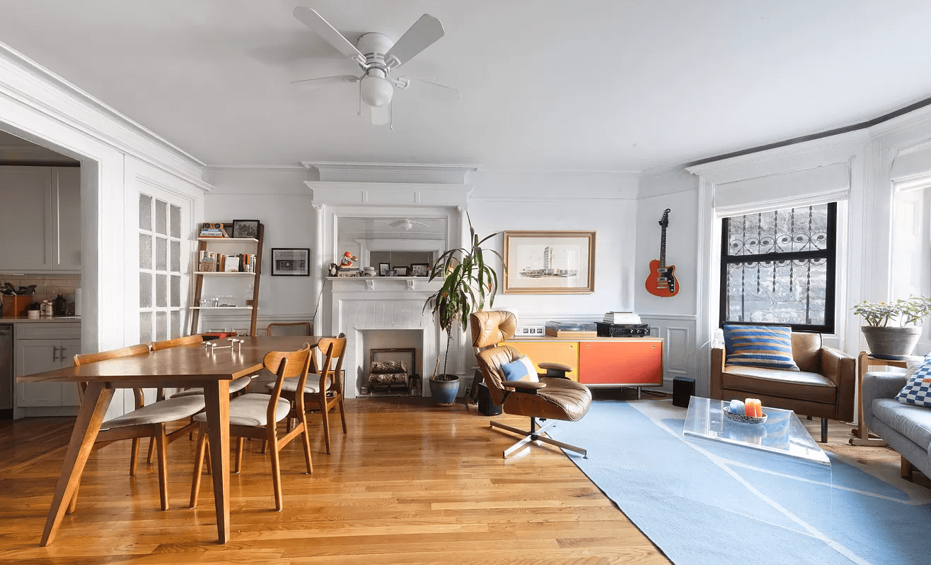 interior of garden apartment at 926 st marks