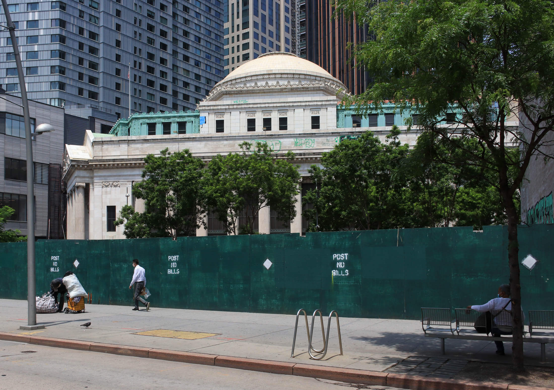 fulton mall view of dime savings bank