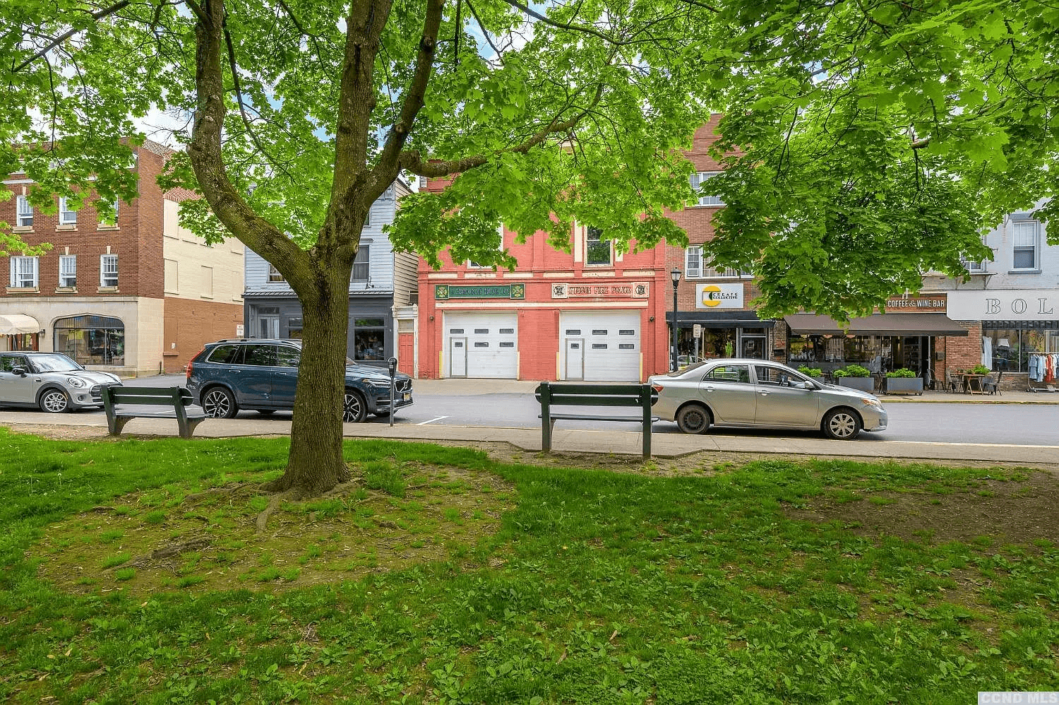 exterior of hudson firehouse