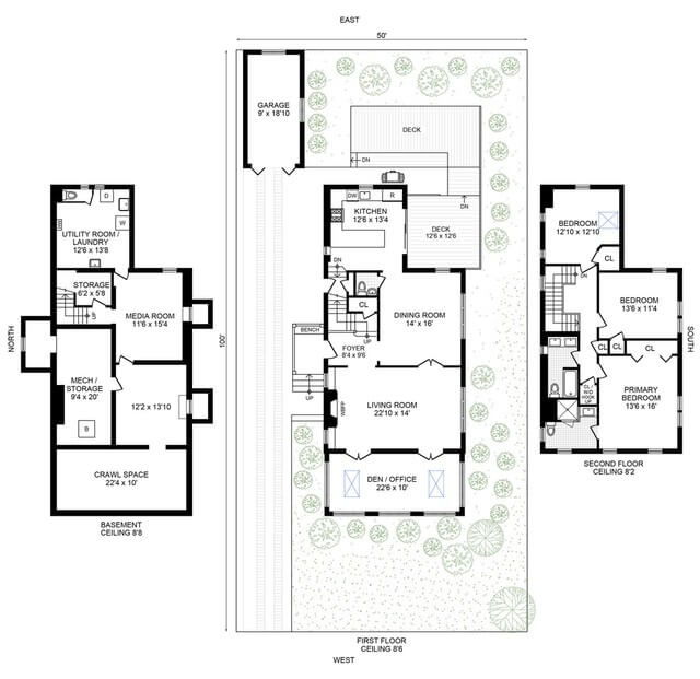 floorplan of 695 east 17th street