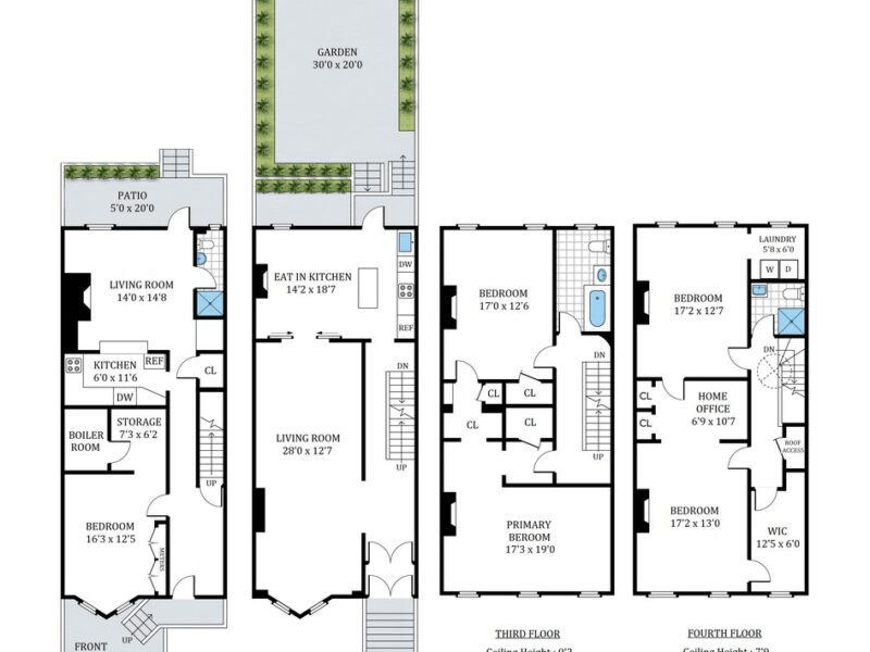 floorplan of 613 Carlton Avenue