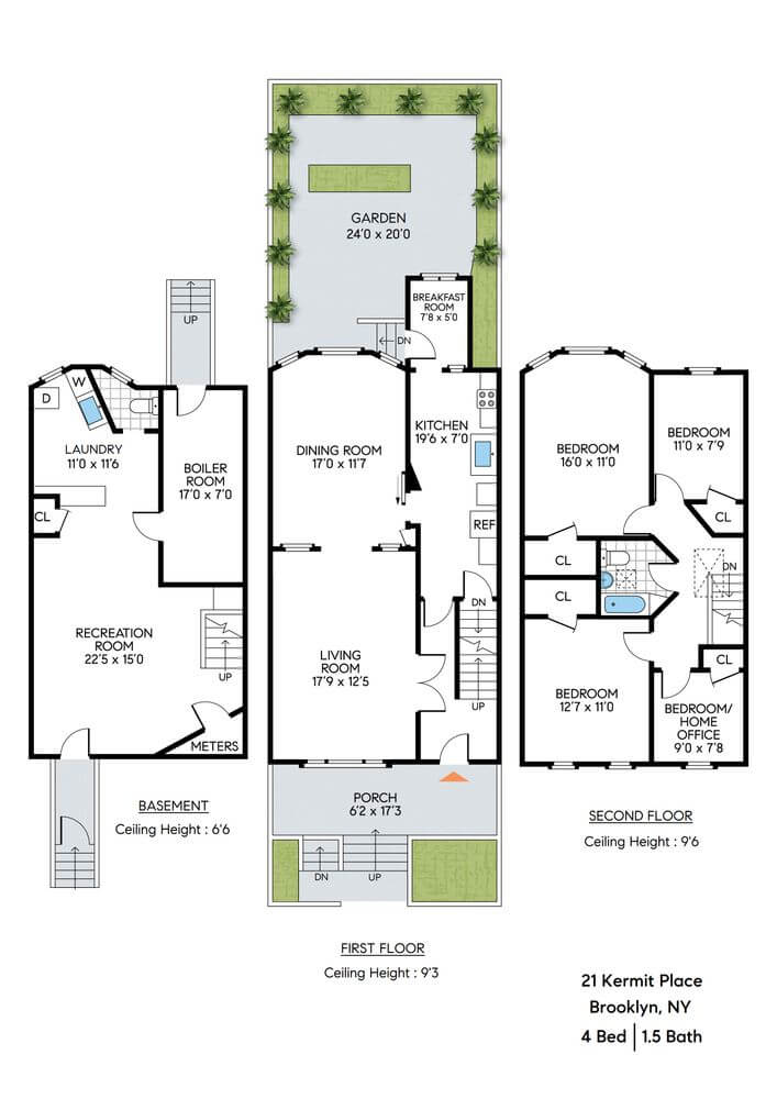 floorplan of 21 kermit place