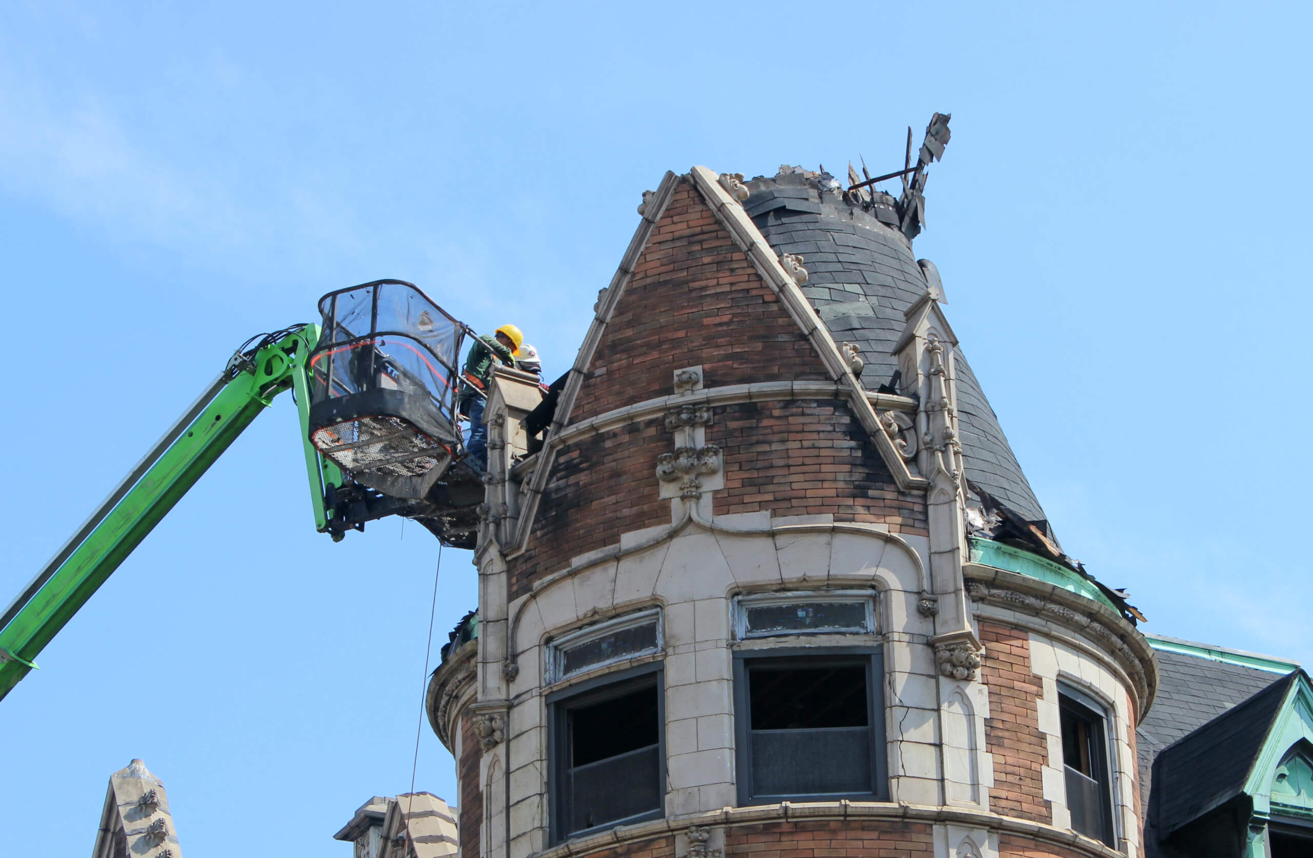 demolition at 441 Willoughby Avenue