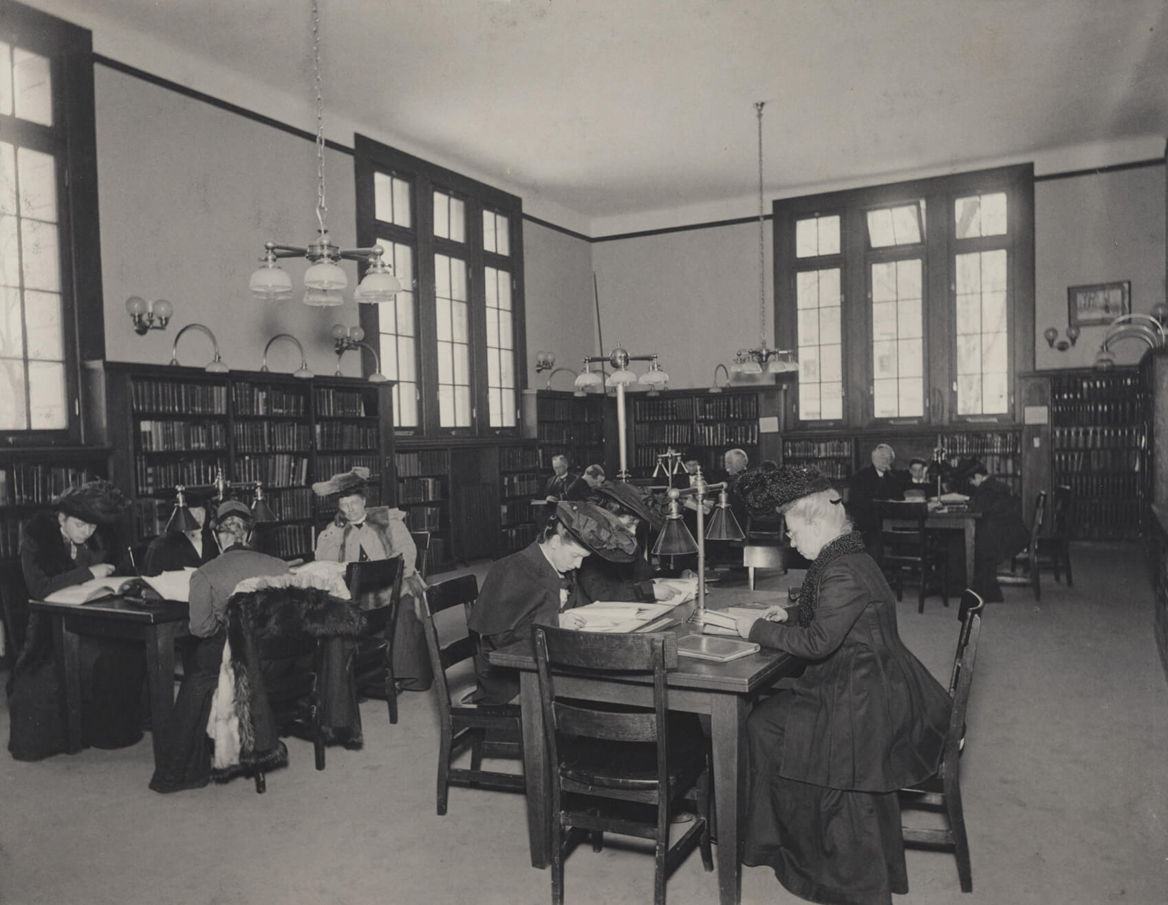 interior of the bedford branch