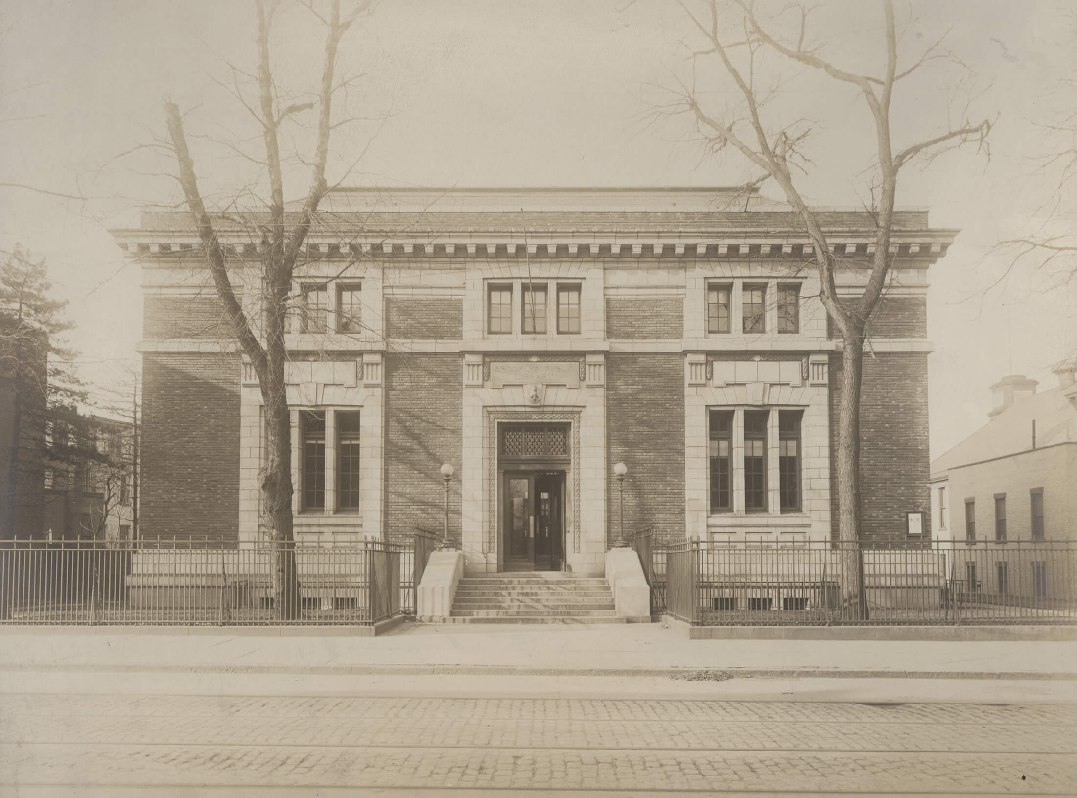 exterior of the bedford branch