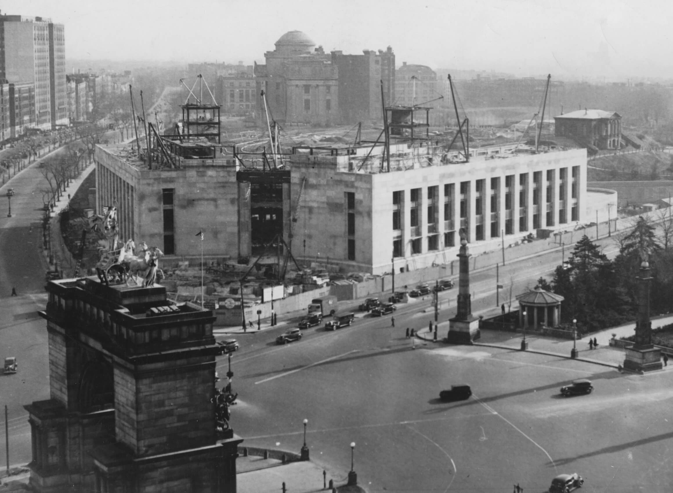 construction of the central library