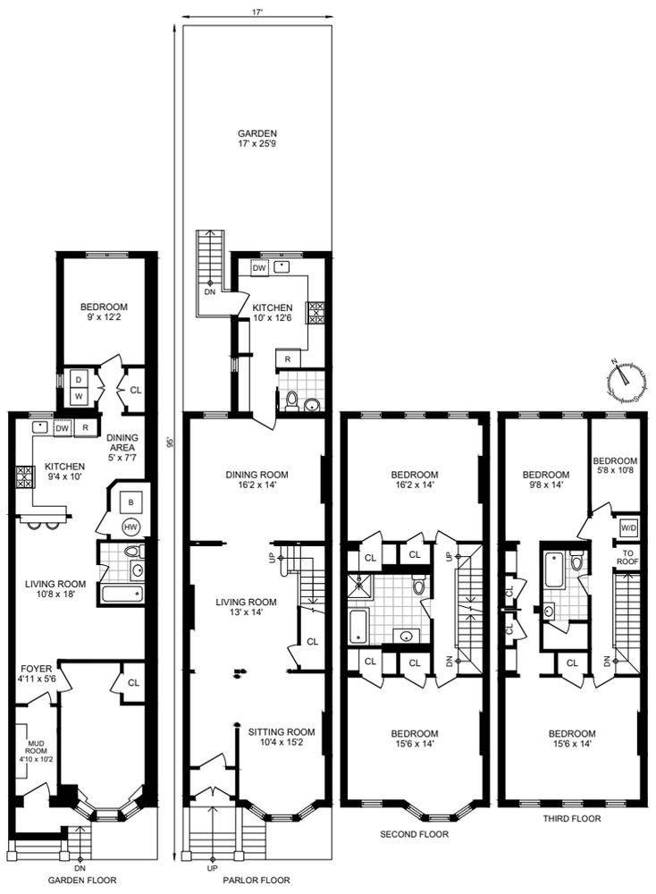 floorplan of 585 4th street