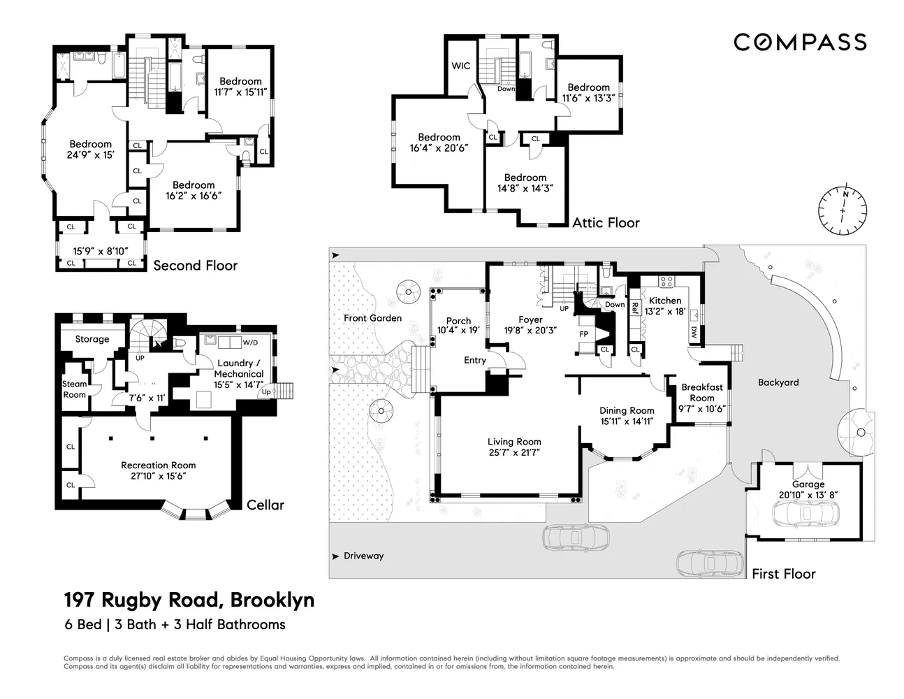 floorplan of 197 Rugby Road