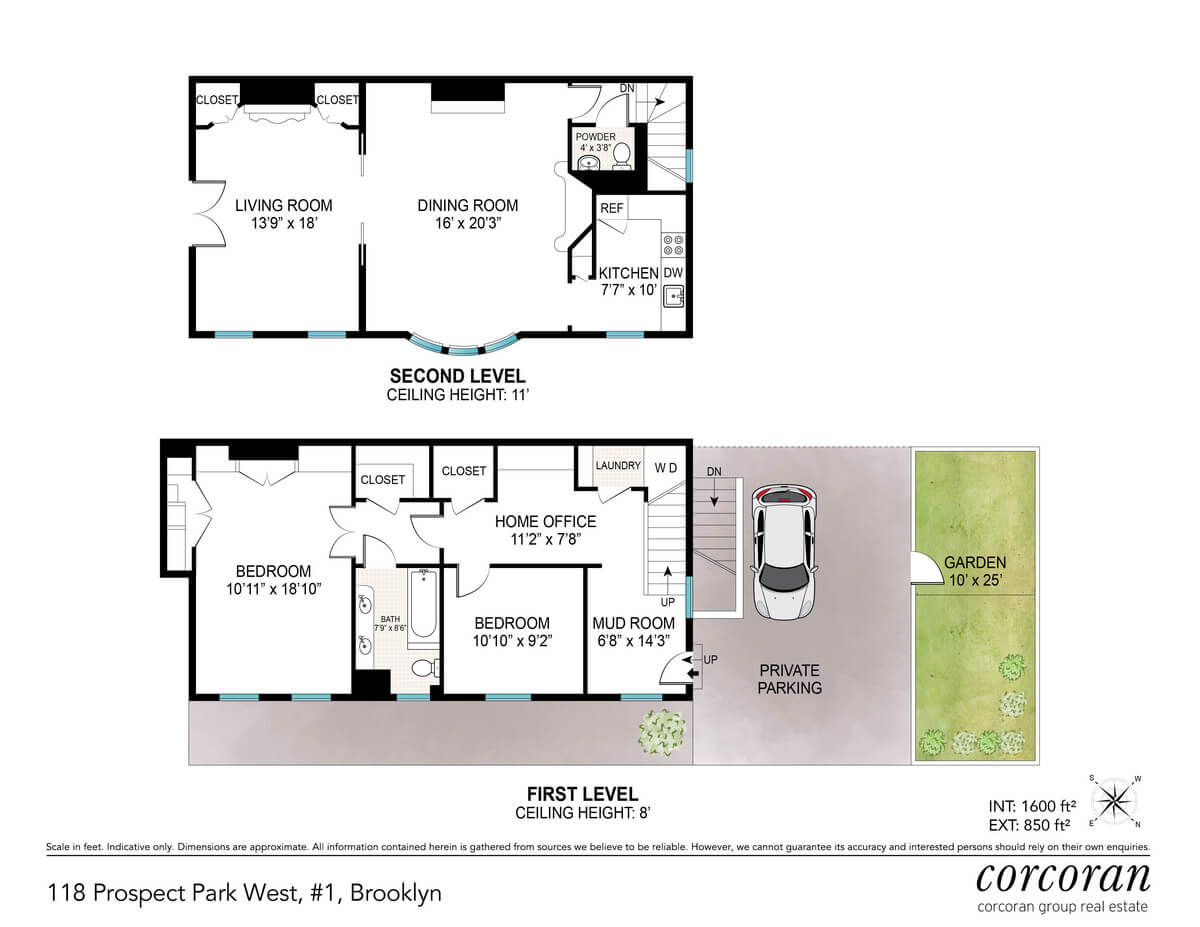 floorplans 118 prospect park west unit 1