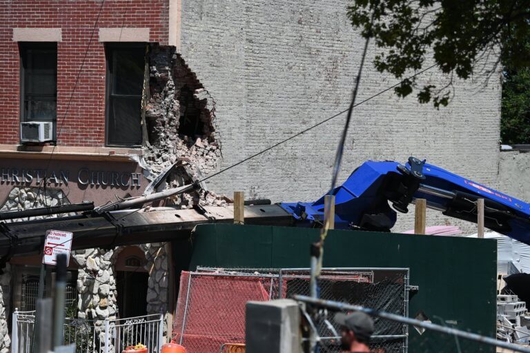 damage to church