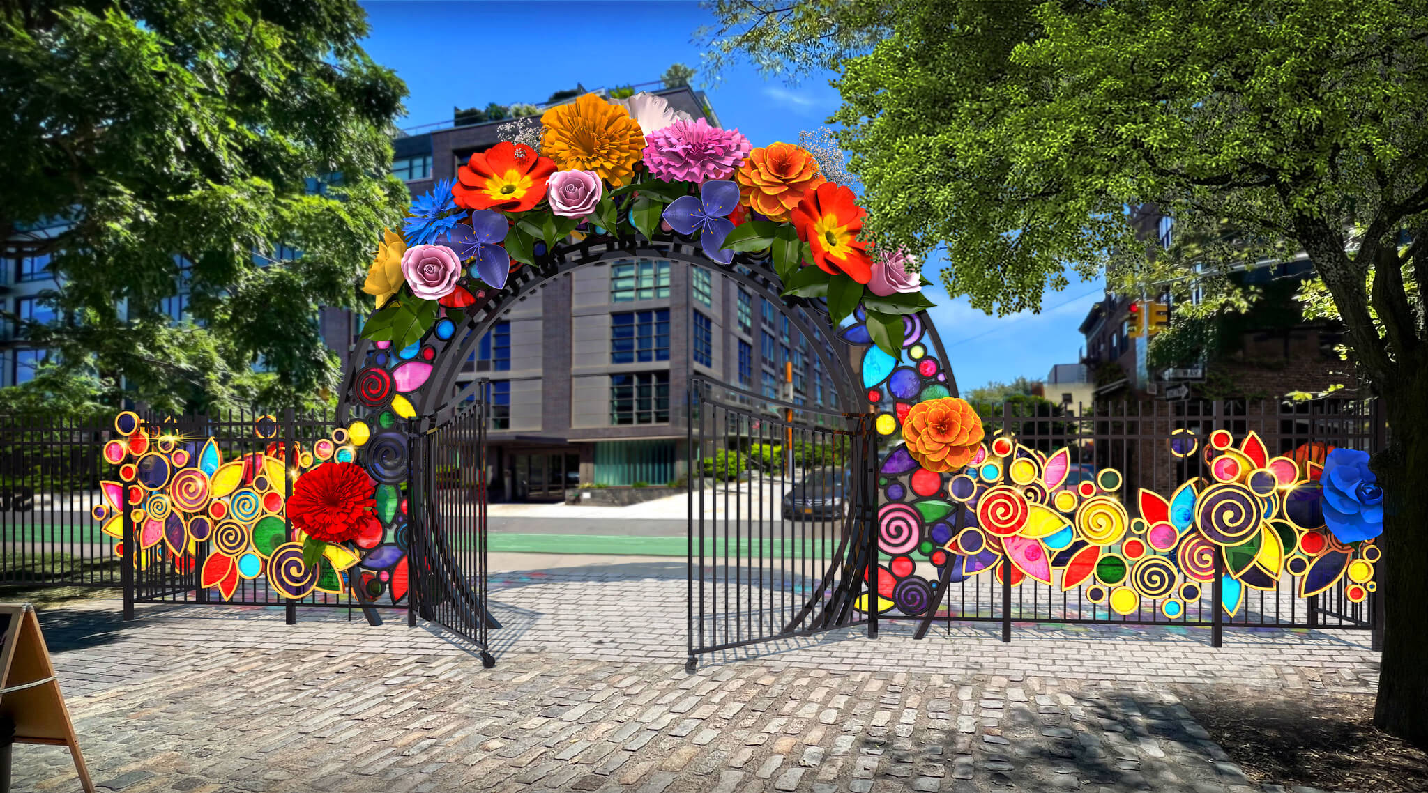 marsha p johnson park gate design