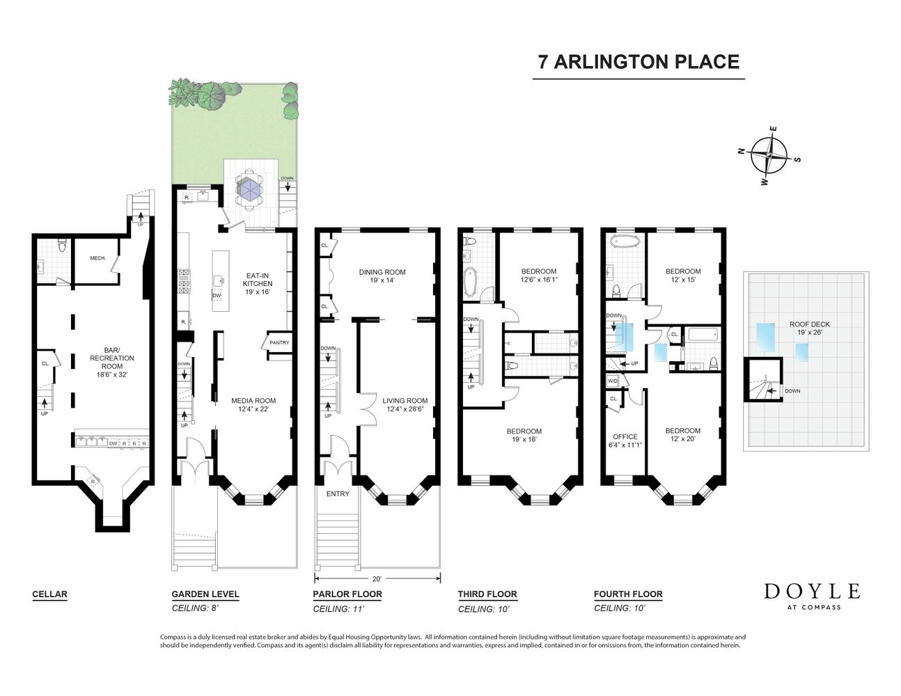 floorplan of 7 arlington place