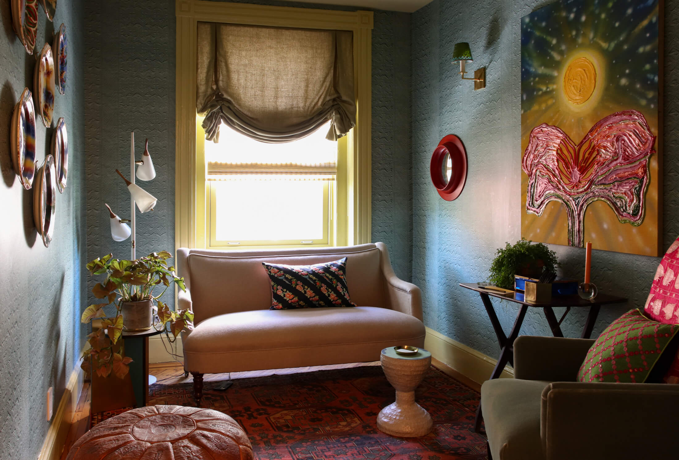 living room in brooklyn heights designer showhouse