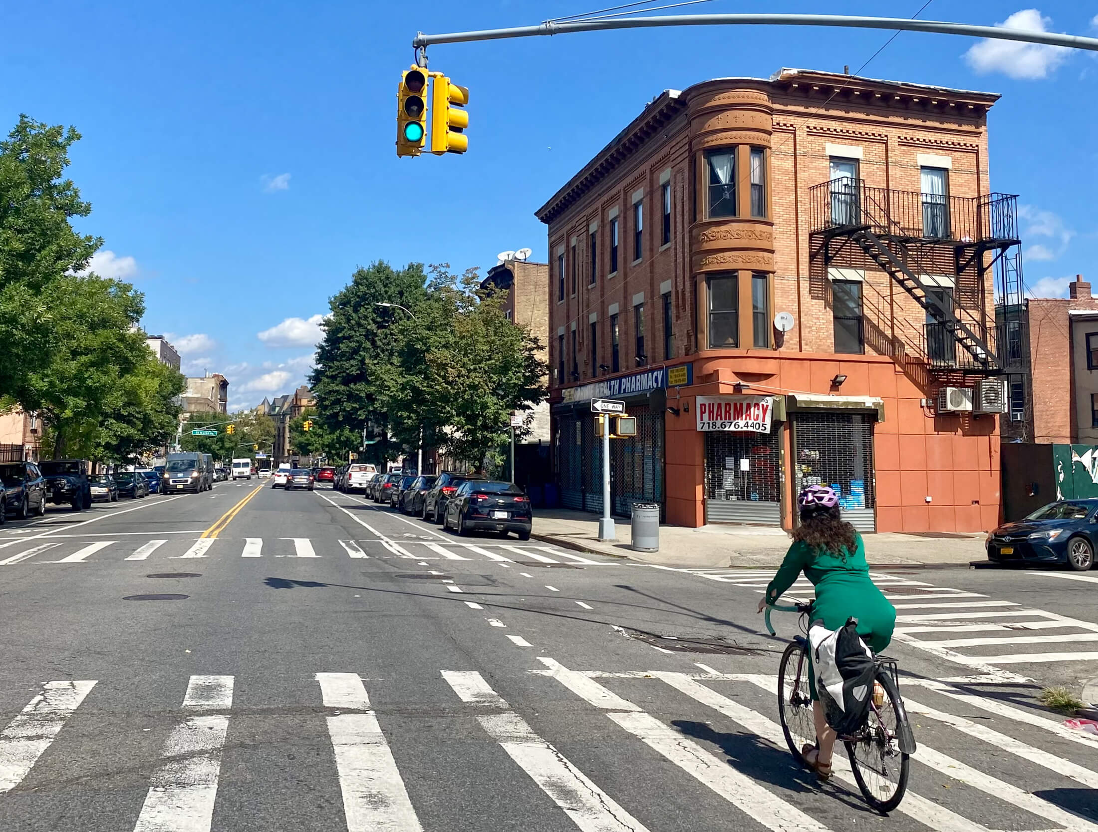 bedford avenue in Crown Heights Brooklyn