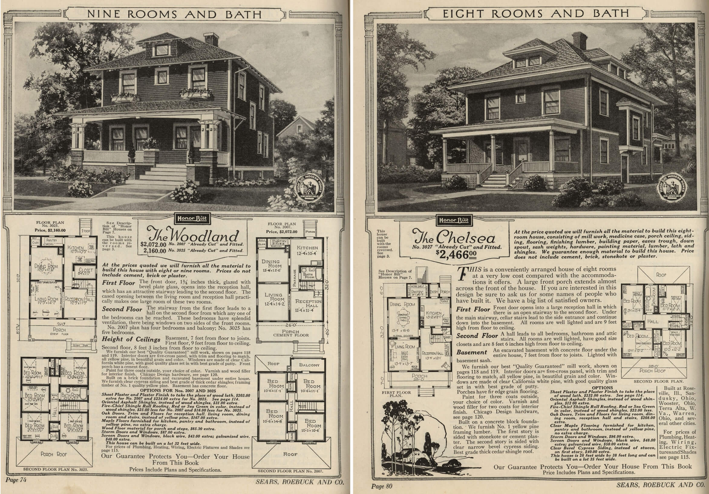 american foursquare houses