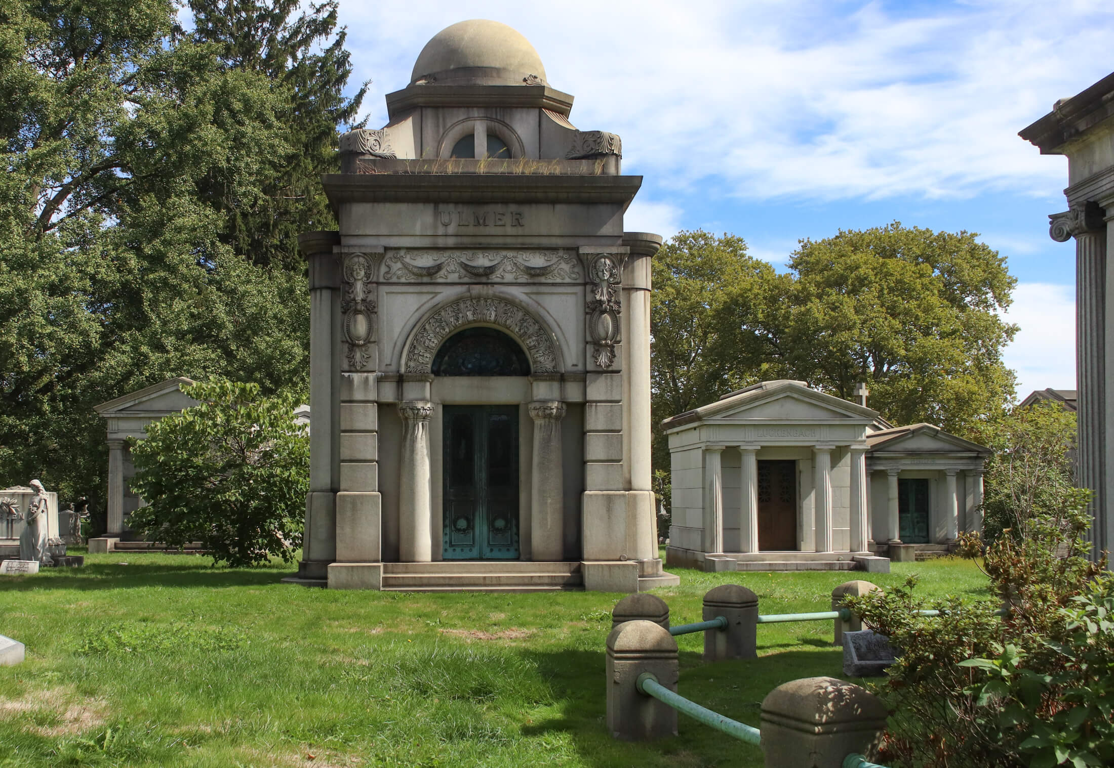 the ulmer mausoleum in green-wood cemetery