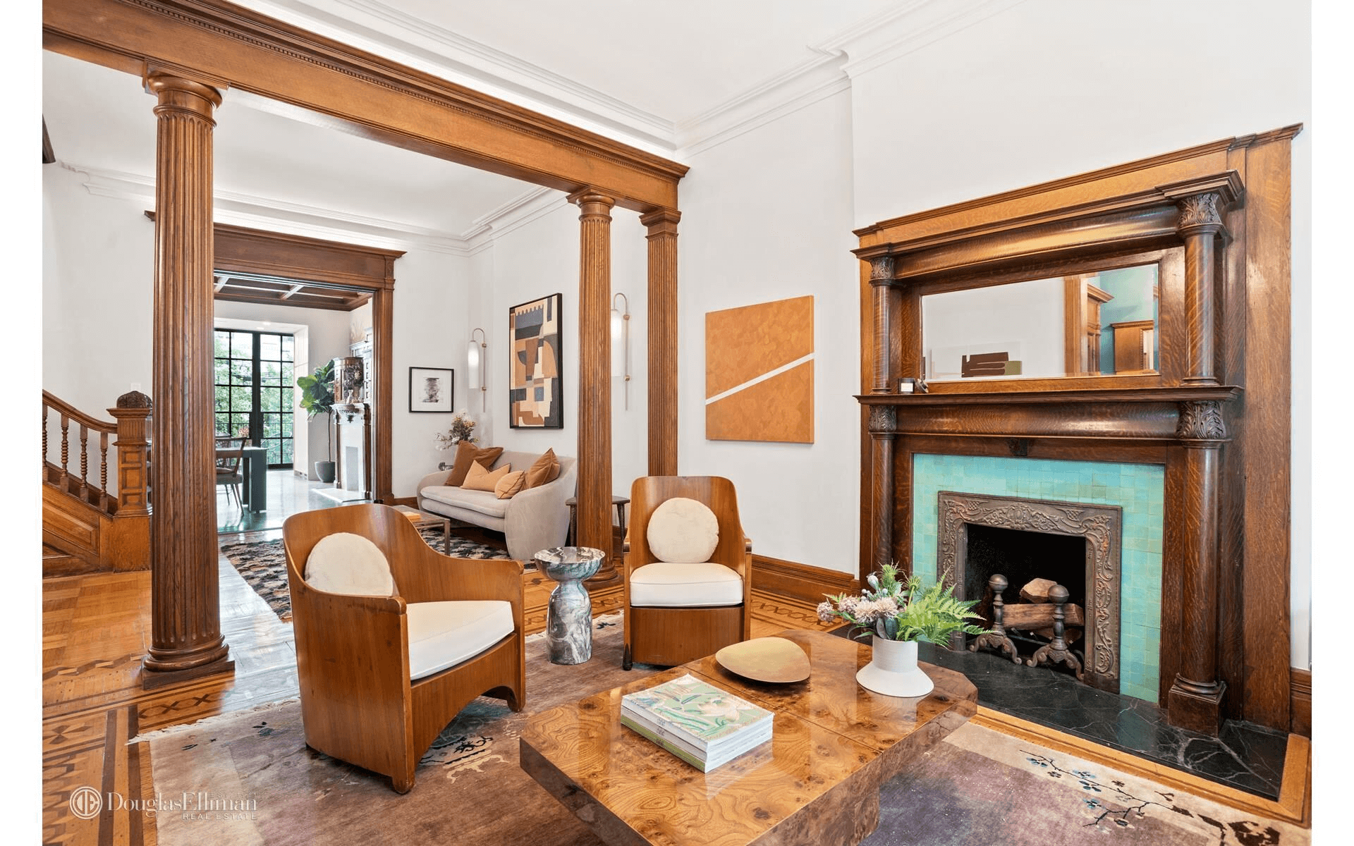 park slope townhouse interior of 857 carroll street in park slope