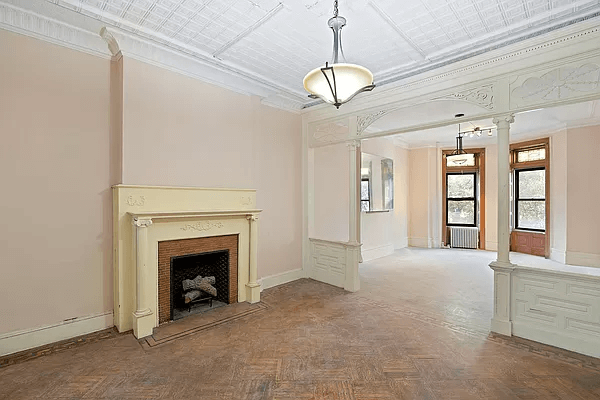 parlor of 128 midwood street