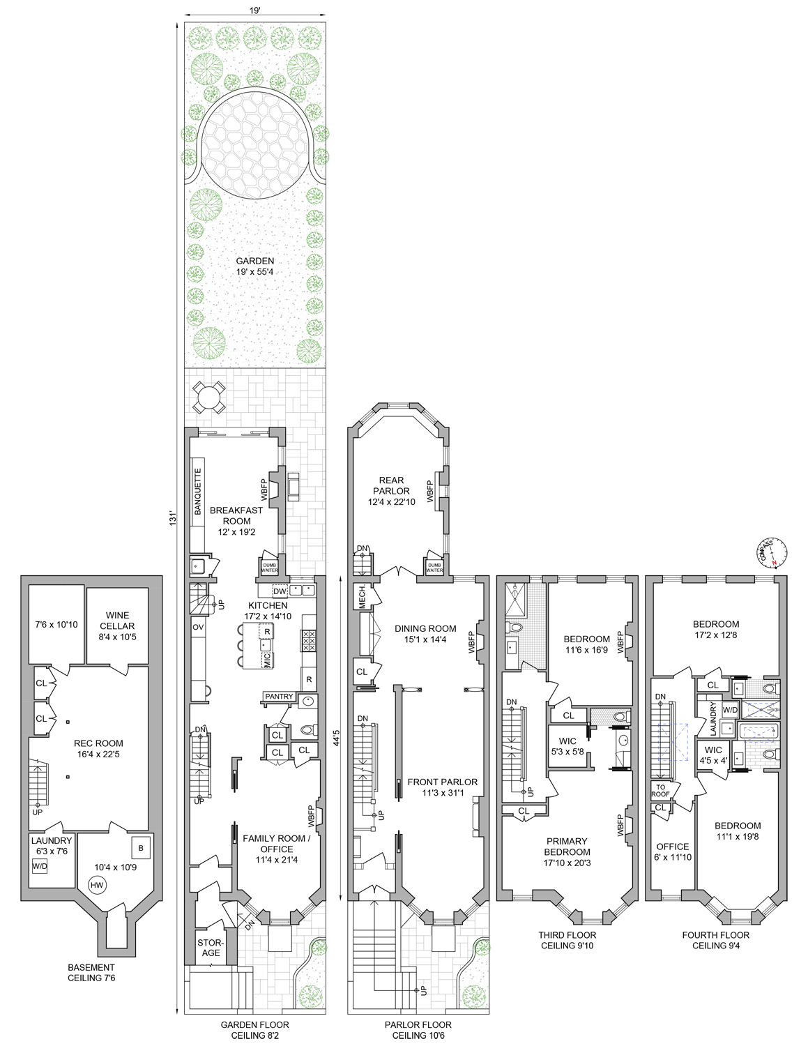 prospect heights home for sale 294 park place interior