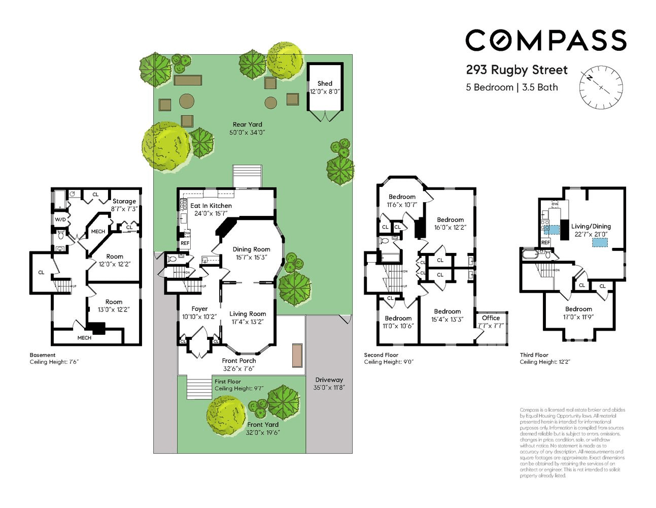 floorplan of 293 rugby road