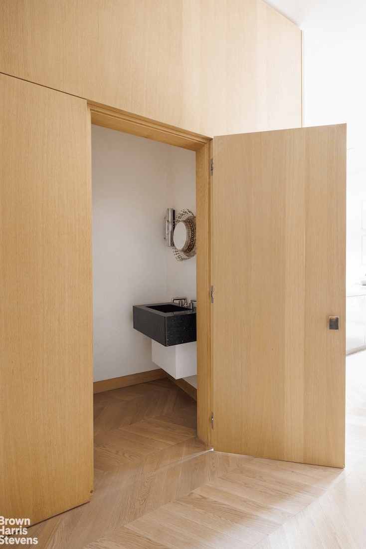 bathroom in interior of 168 bergen street