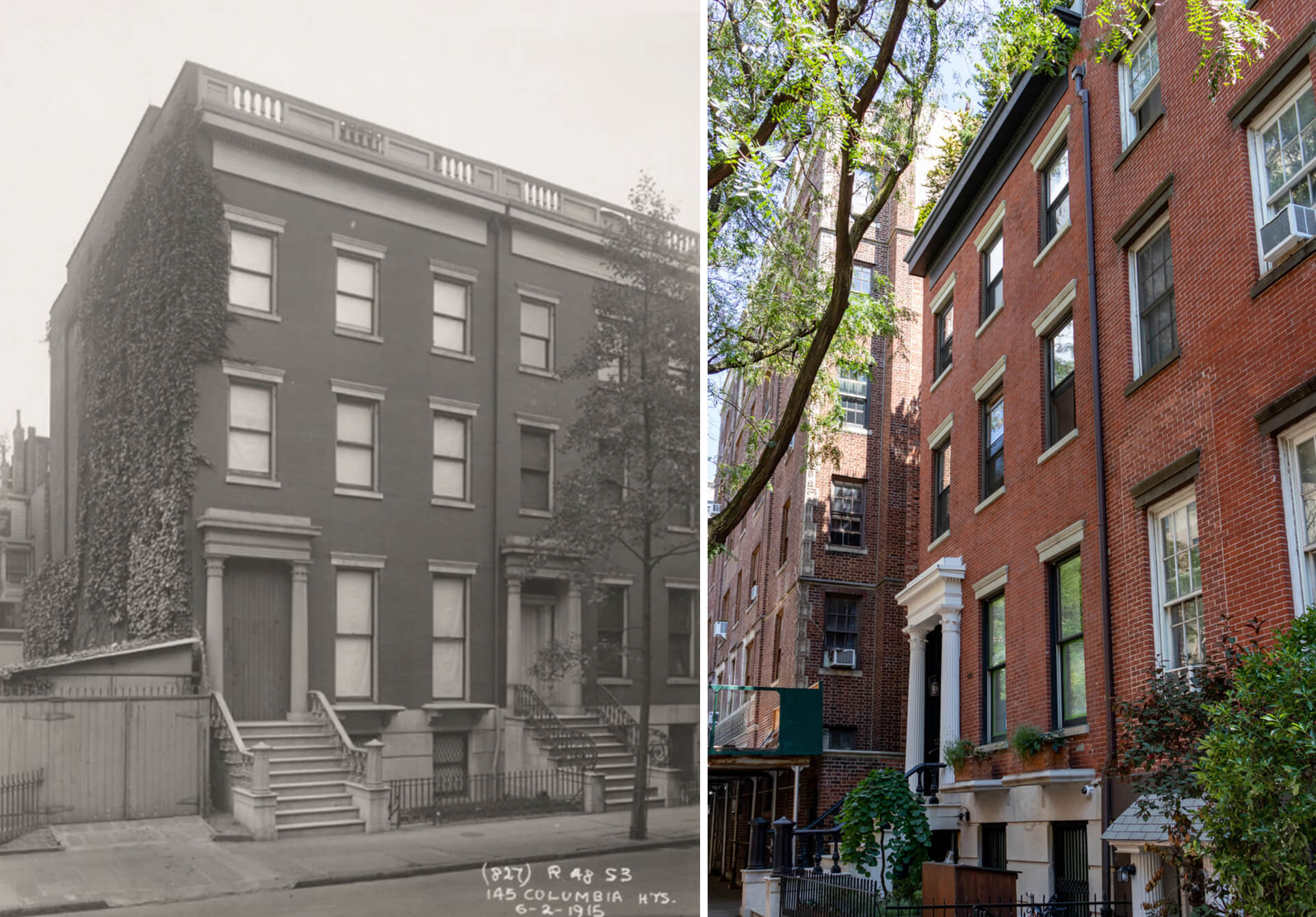 the exterior of 145 columbia heights