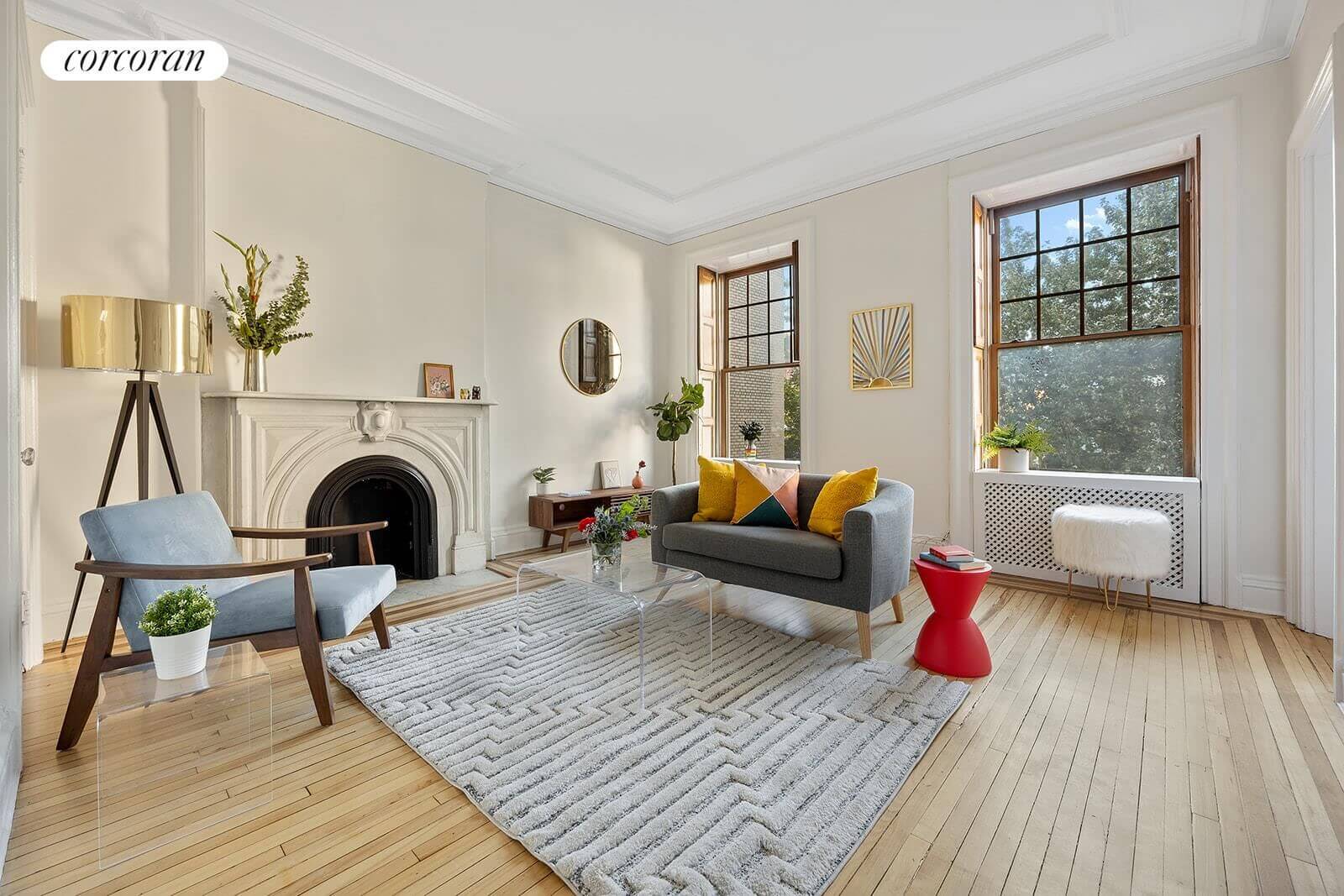 living room brooklyn heights apartment