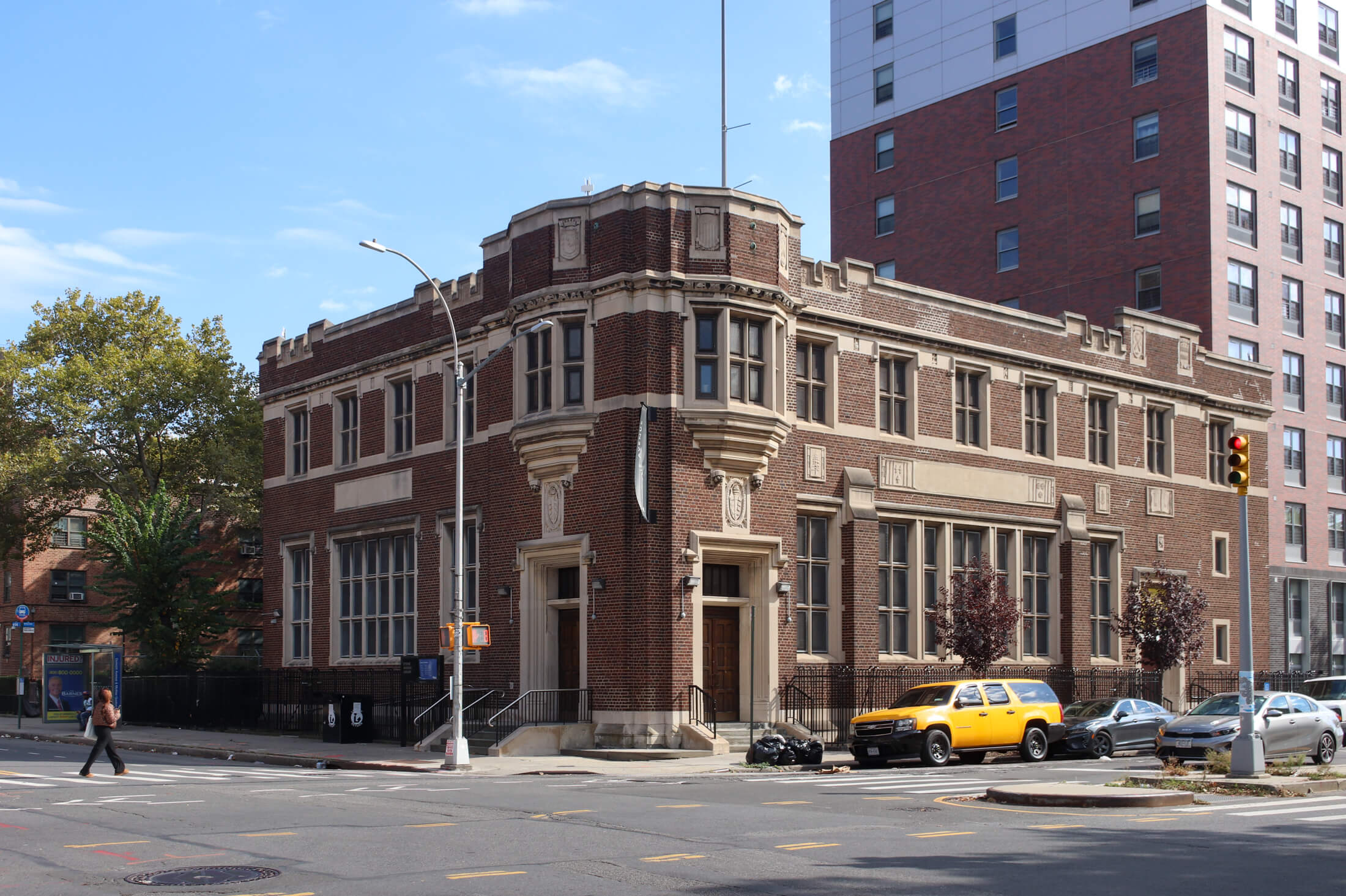 exterior of the Stone Avenue Library