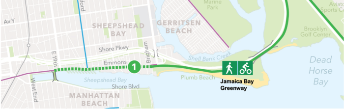 emmons avenue proposed bike path