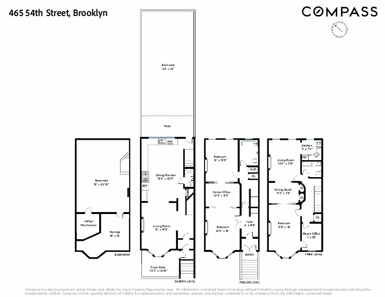 floorplans of 465 54th street 