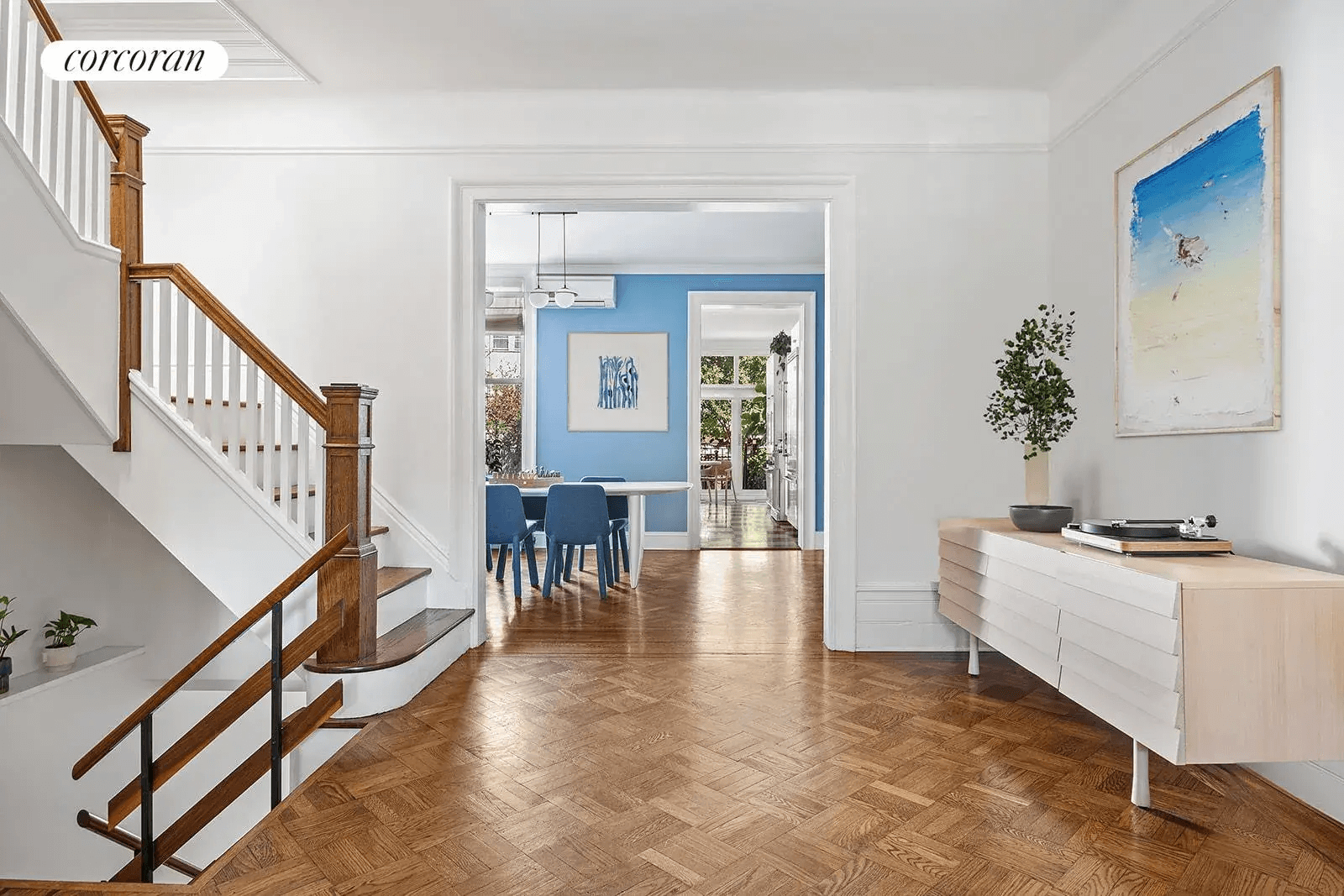 living room of 225 windsor place