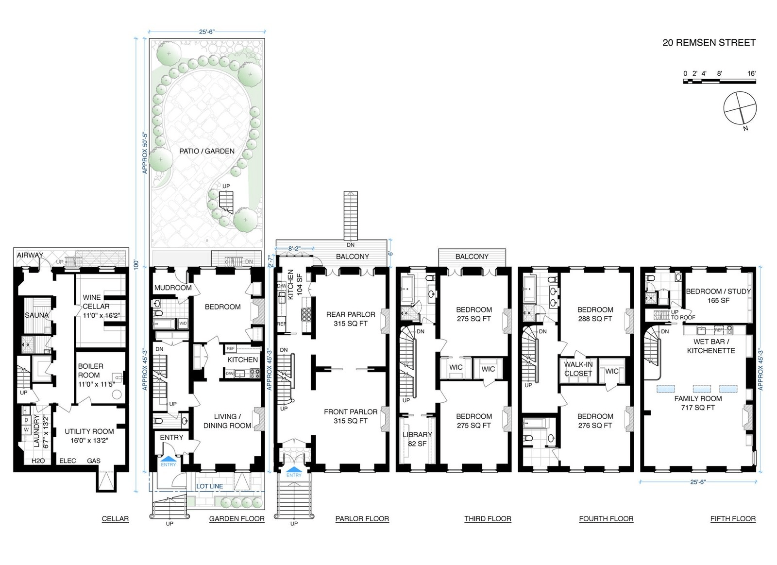 floorplan of 20 remsen street