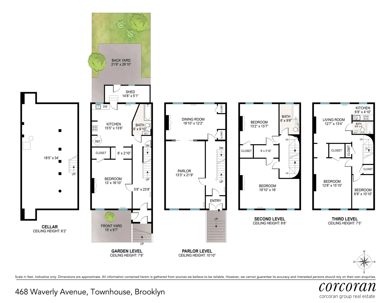 floorplan of 468 waverly avenue