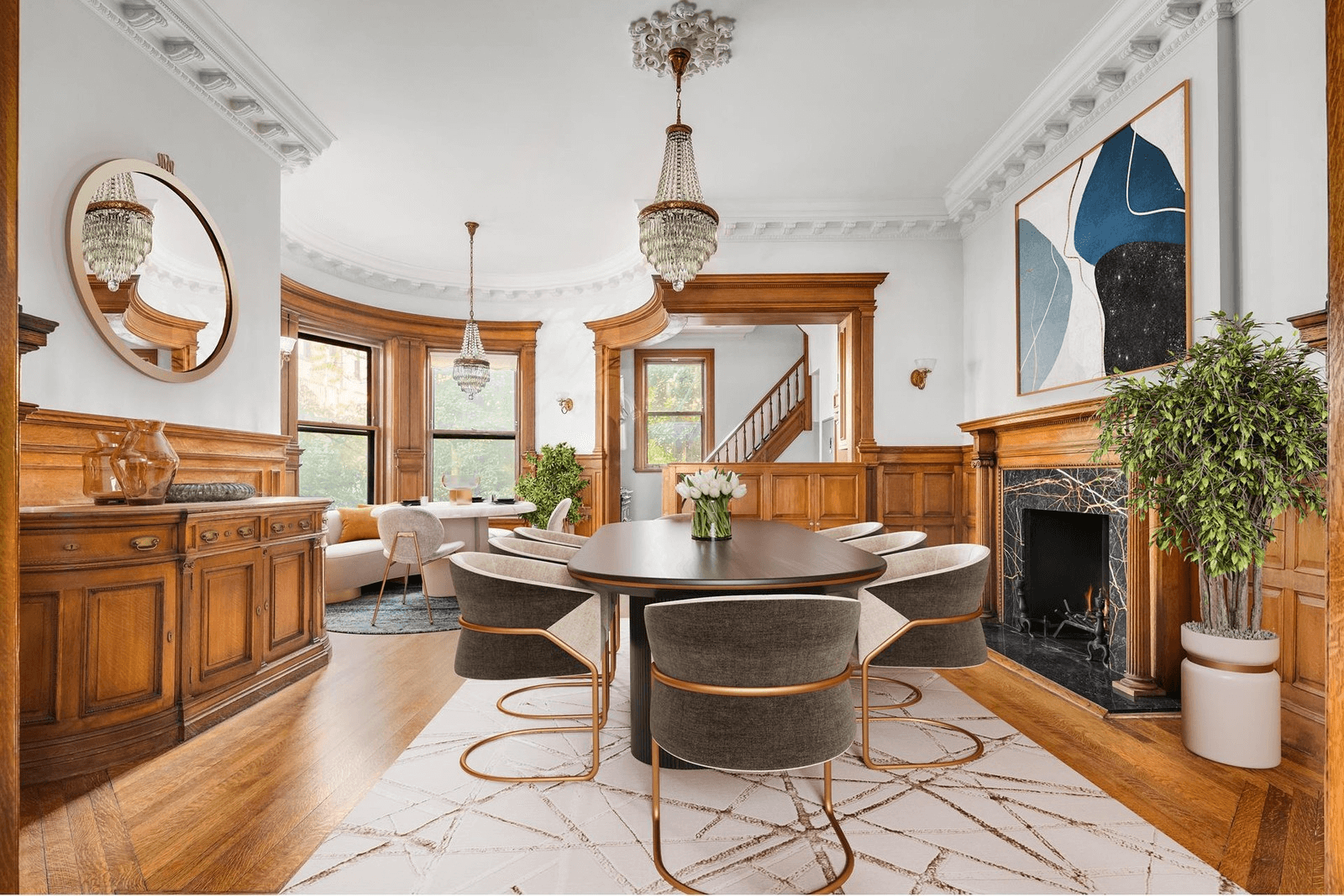 dining room of 21 prospect park west