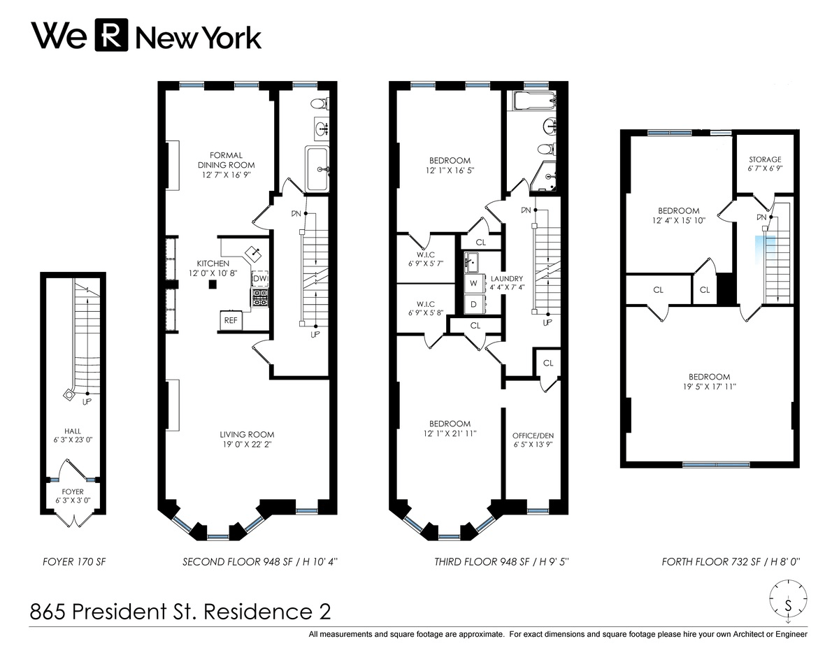 floorplan of 865 president street