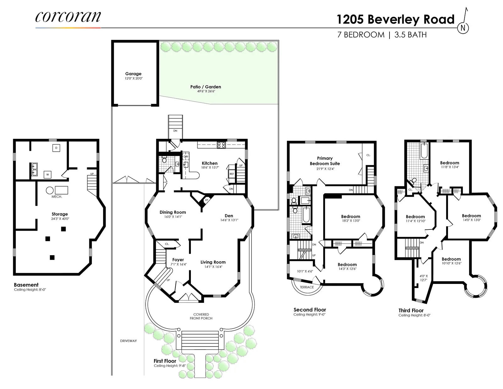 floorplan of 1205 beverley road