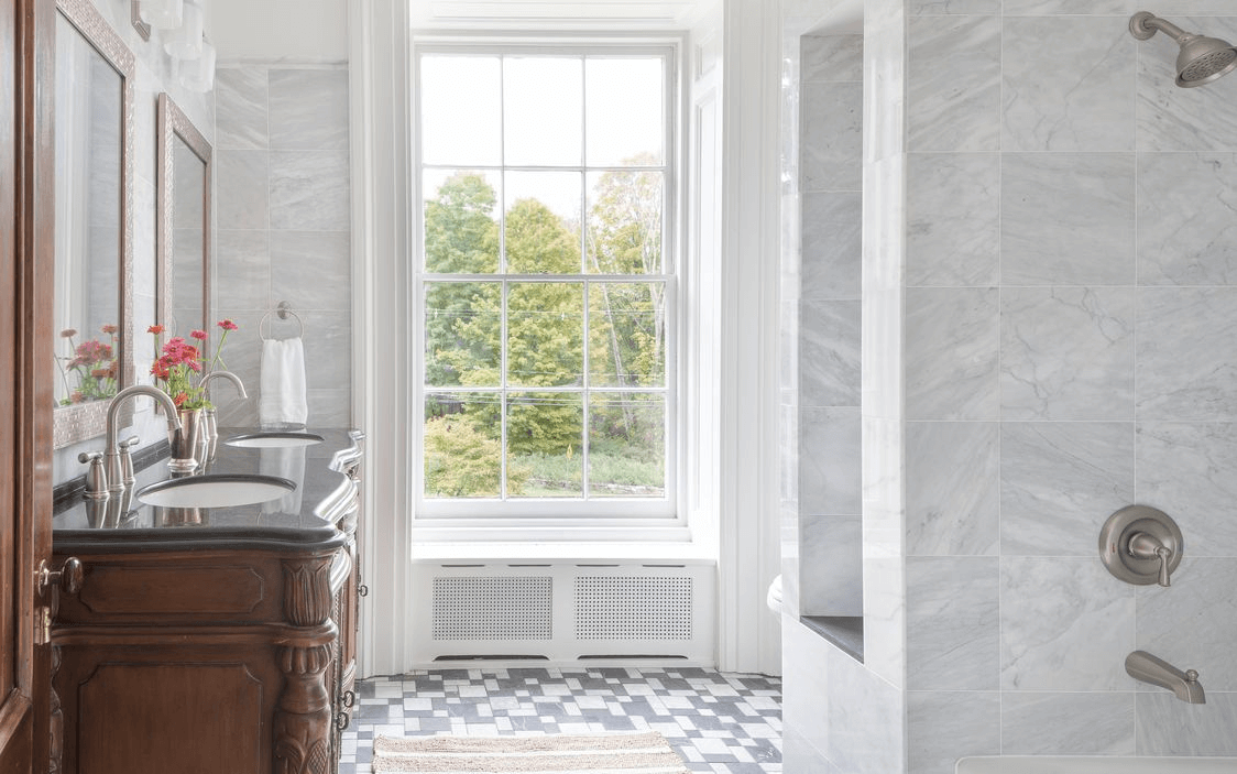 bathroom n the crane house in somers ny