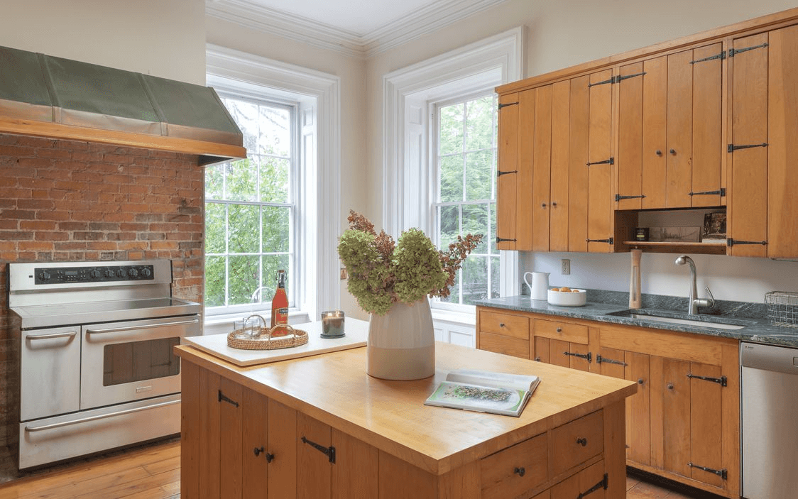 kitchen in the crane house in somers ny