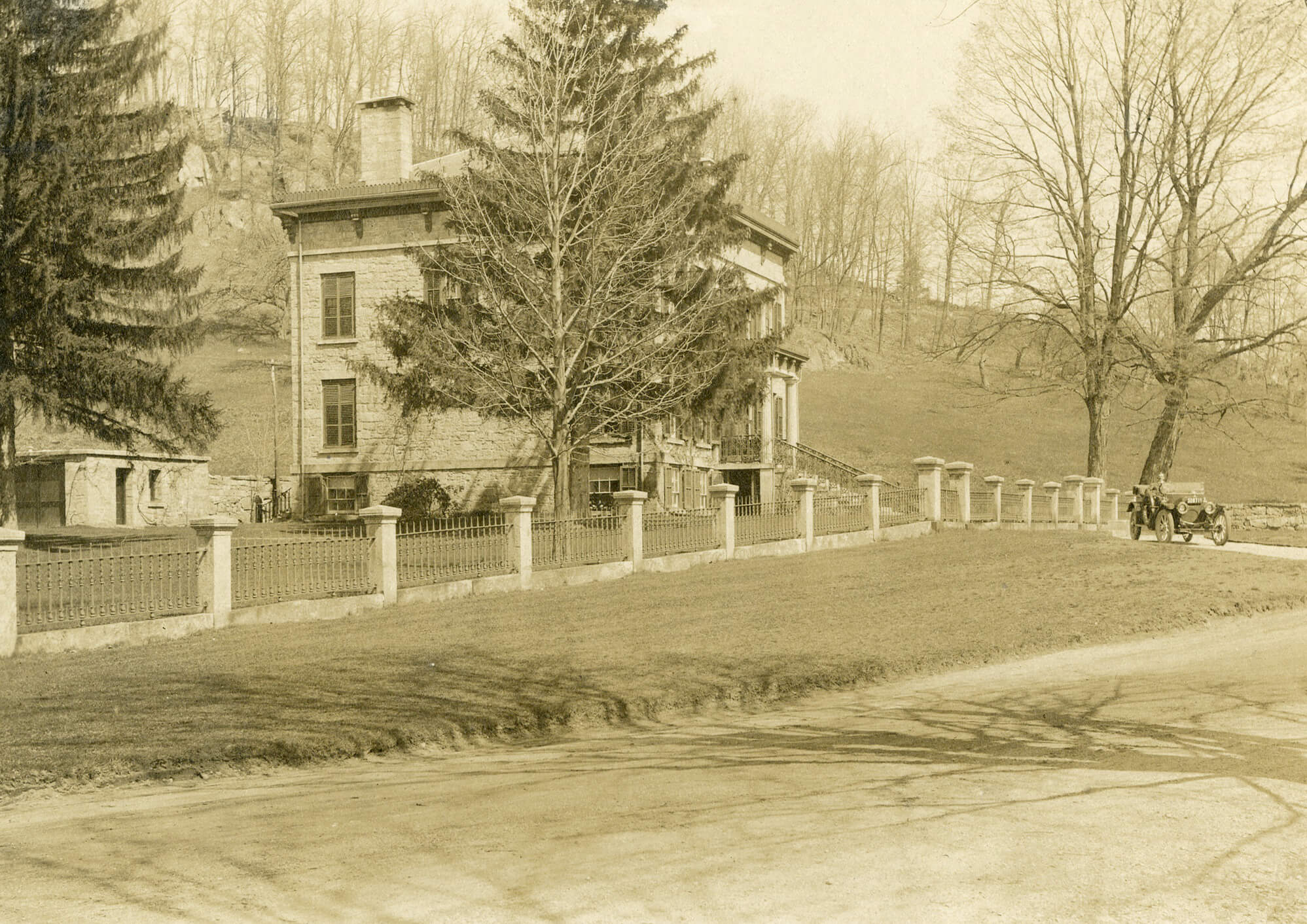 exterior of the crane house