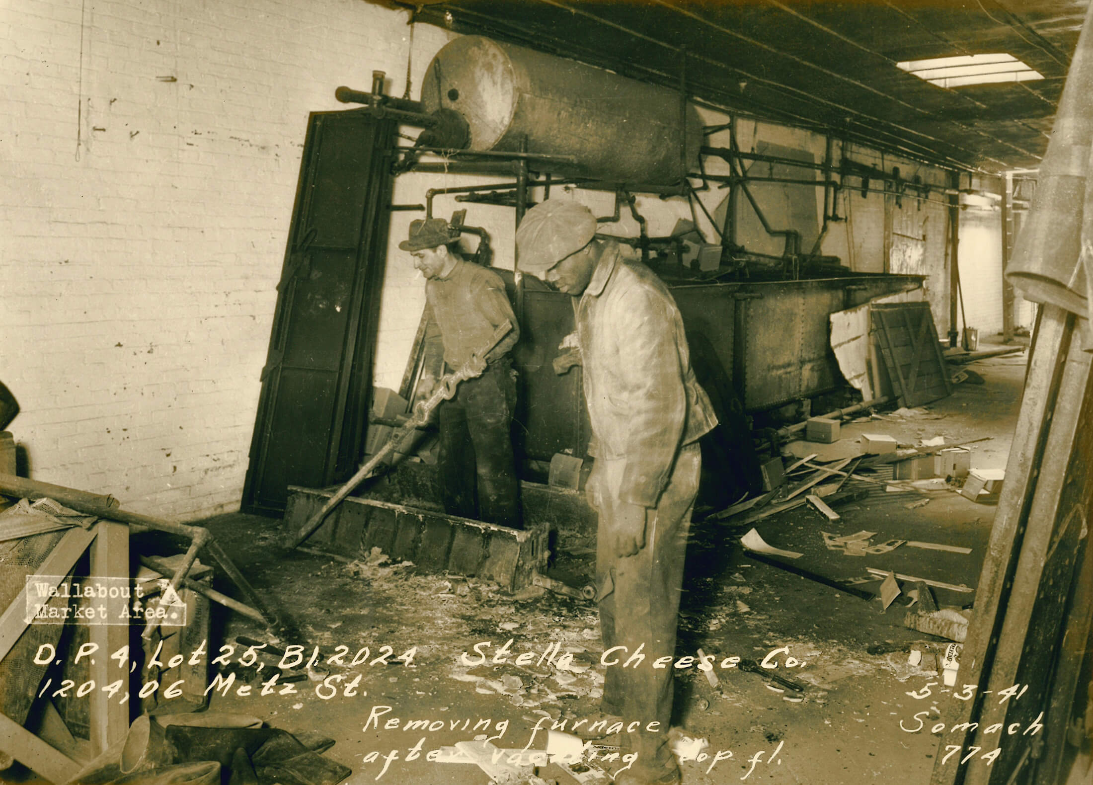 workers in the wallabout market