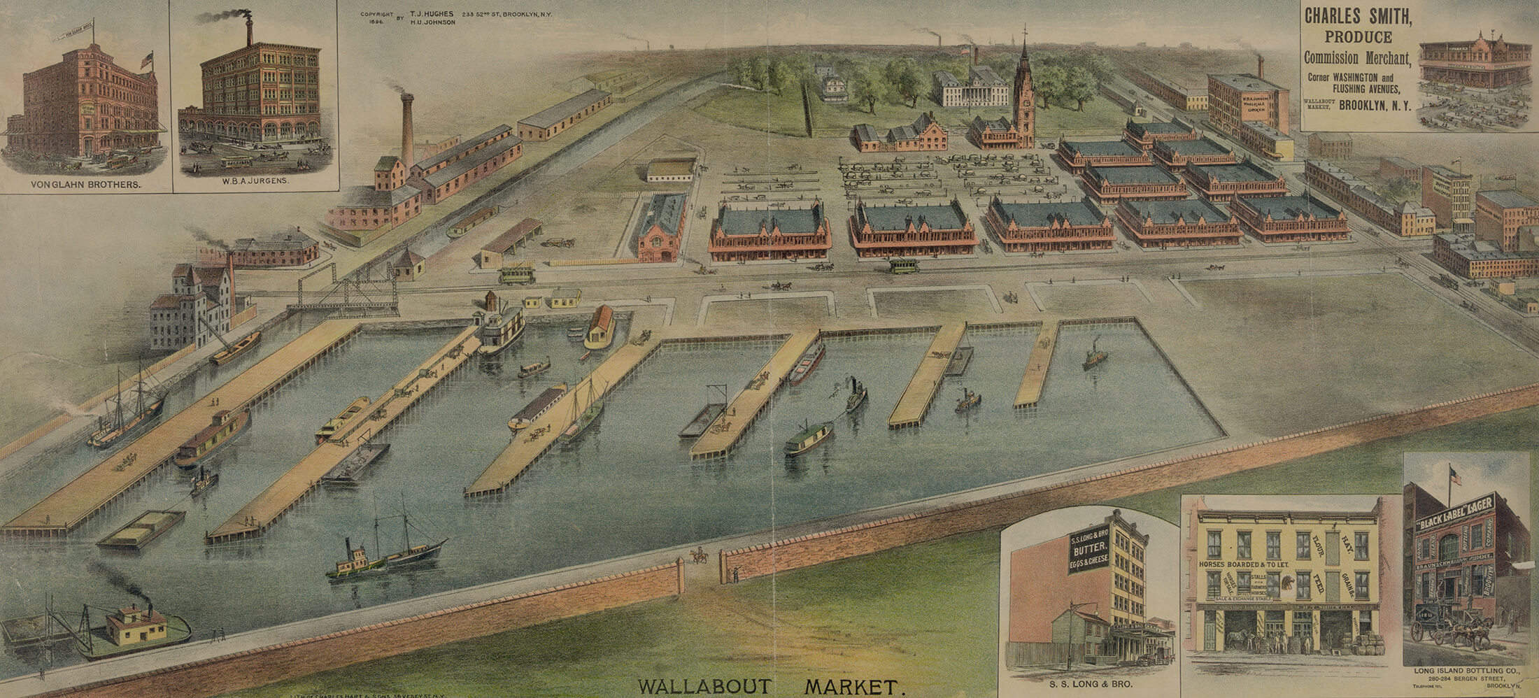 print of wallabout market