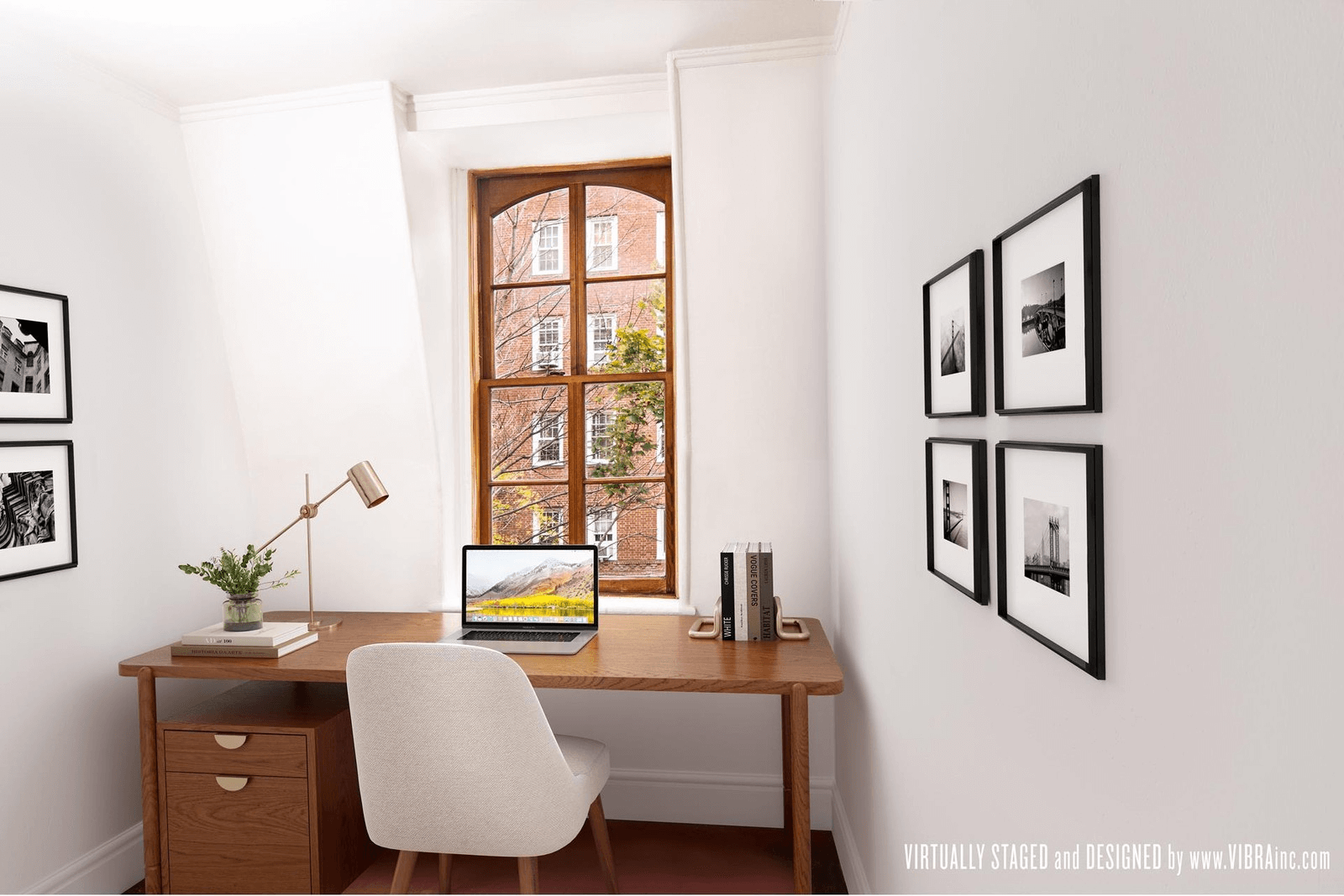 virtually staged office of 69 orange street