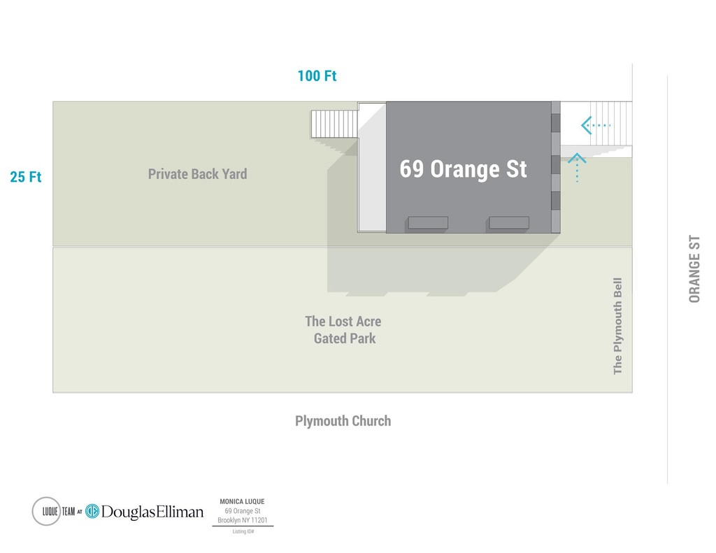 lot plan for 69 orange street