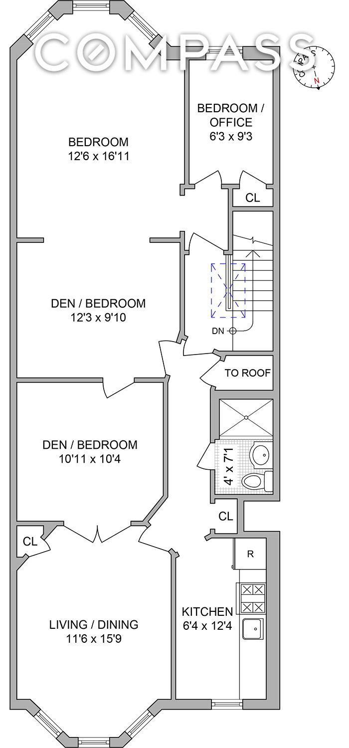 floorplan of 203 lefferts avenue