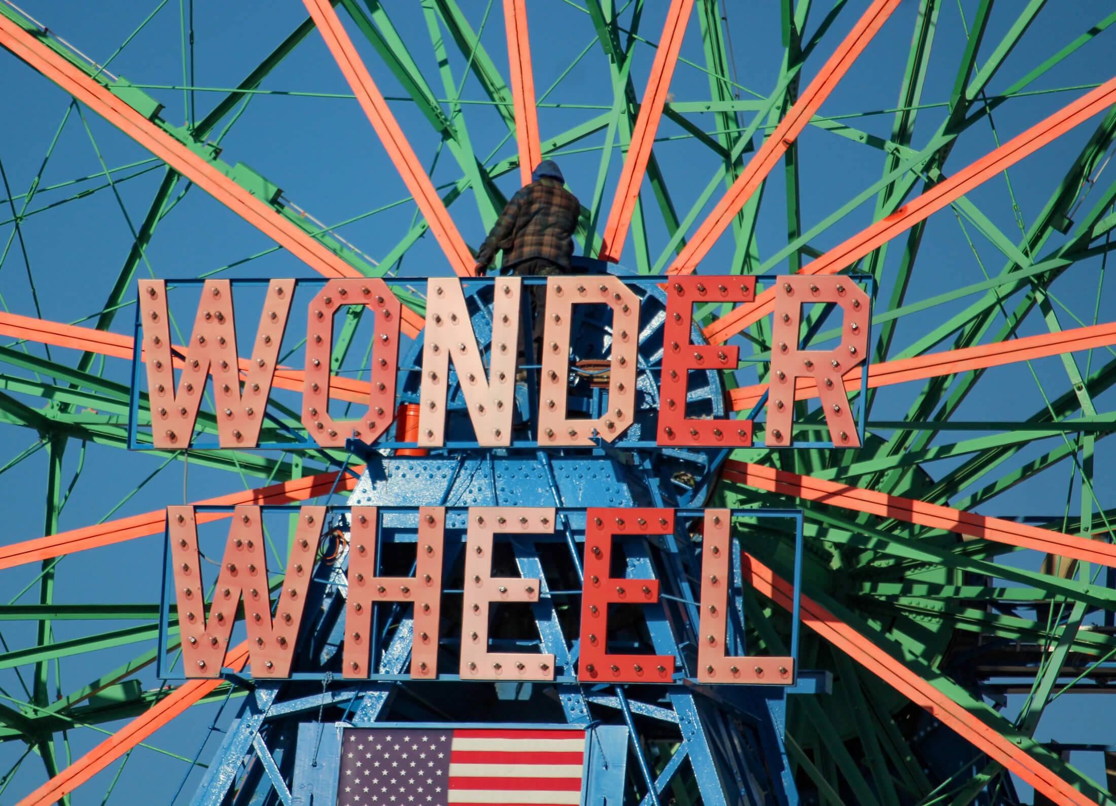 cleaning the wonder wheel