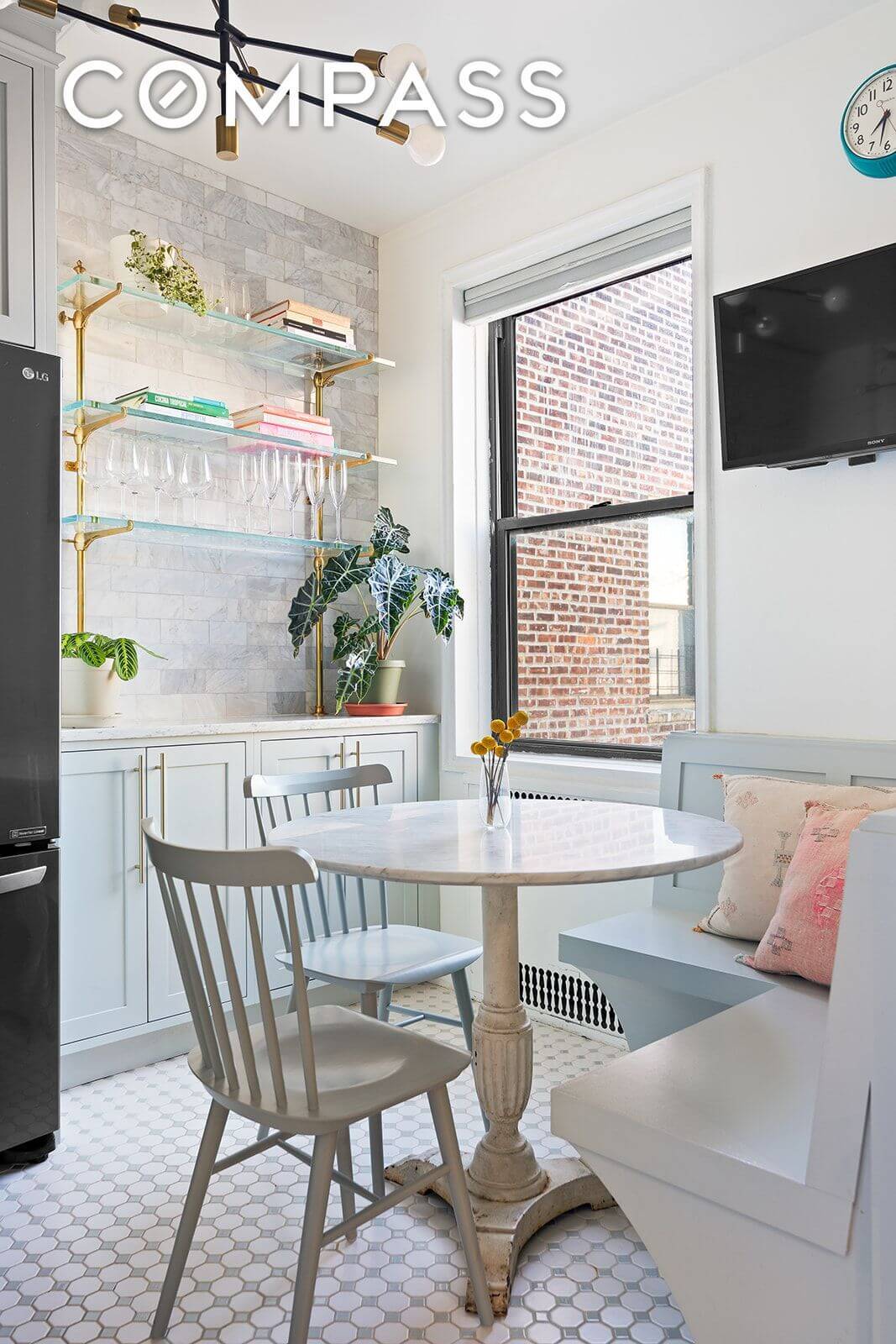 kitchen of unit 6g at 385 east 18th street