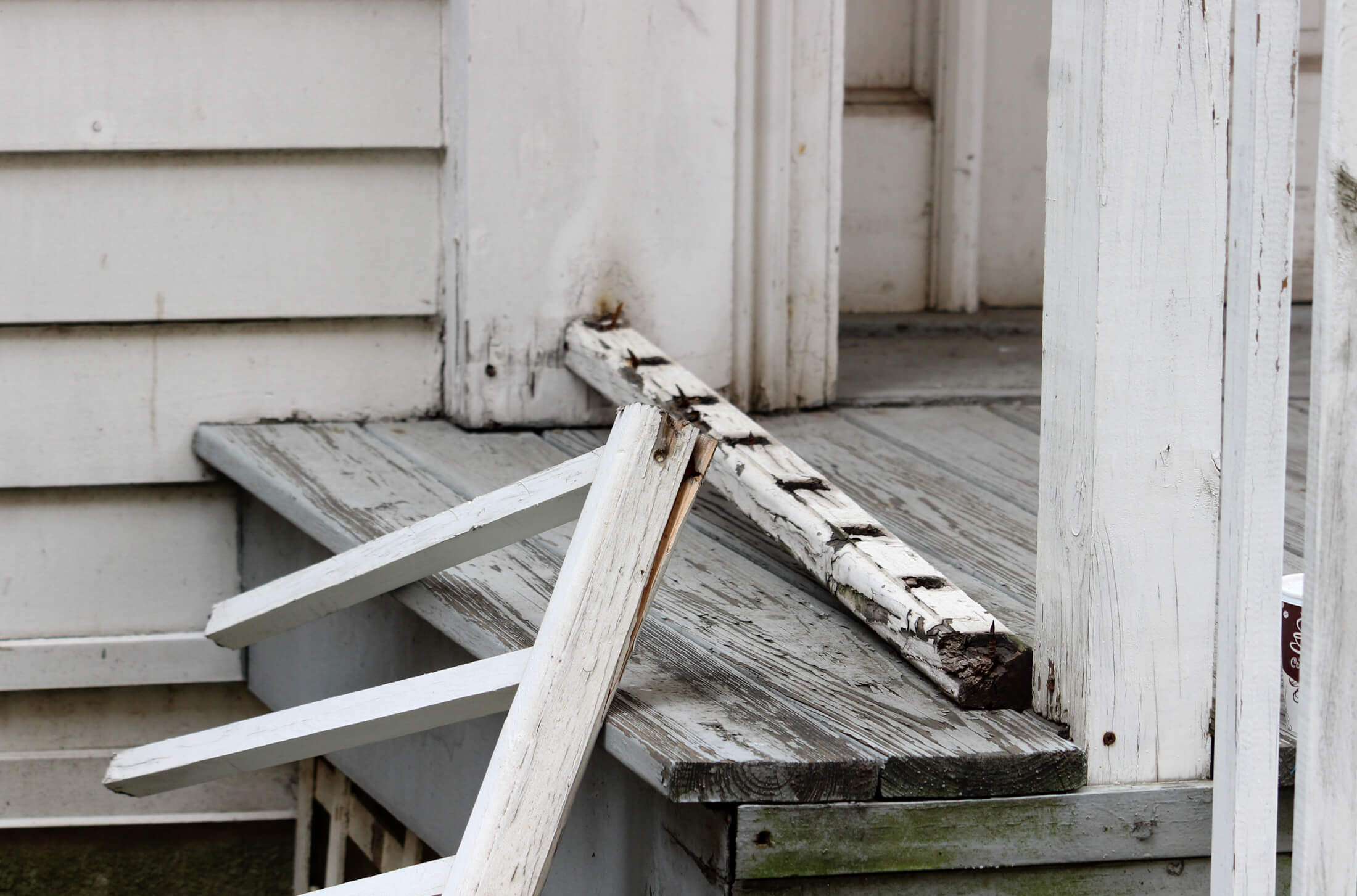 broken railing