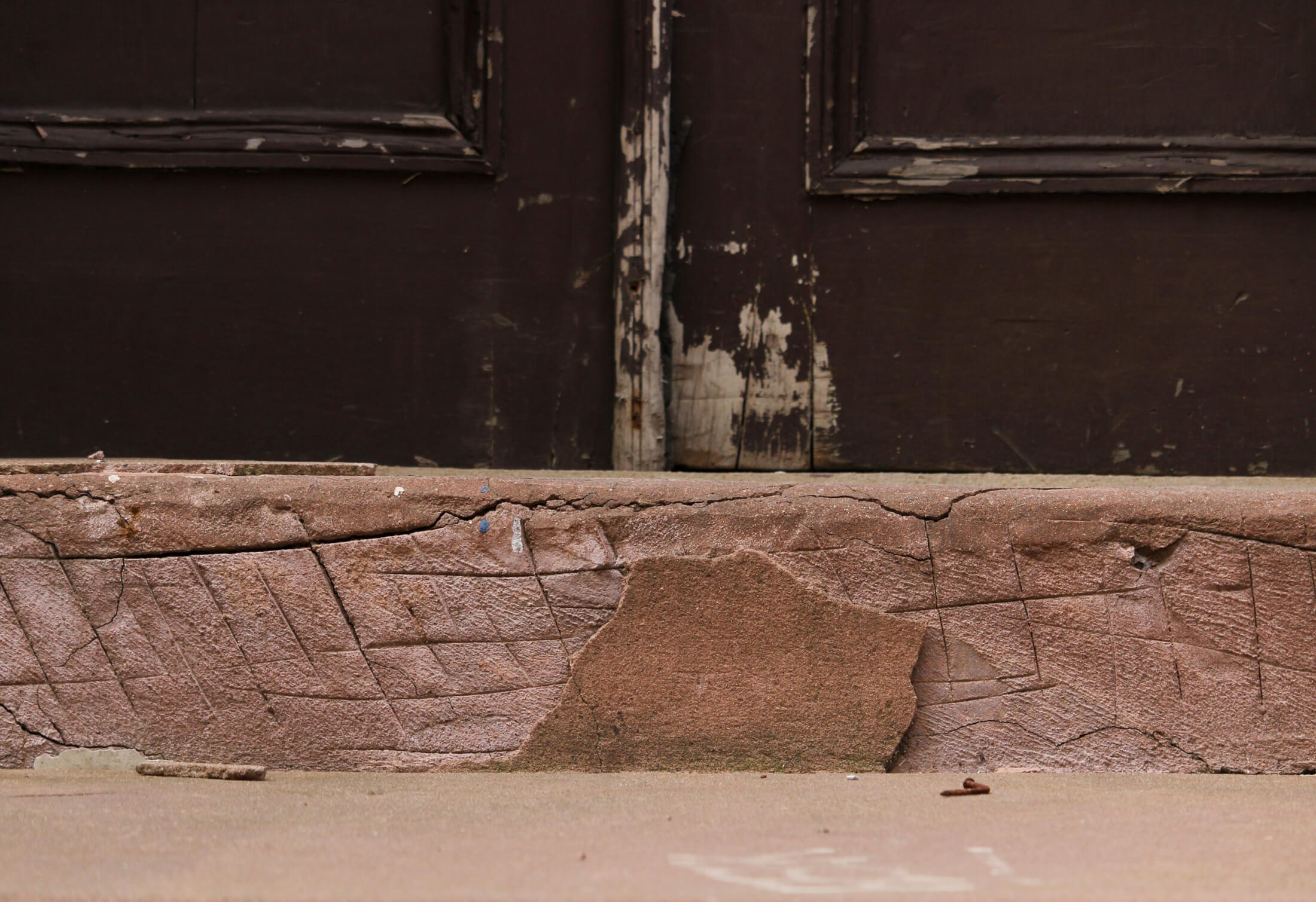 brownstone steps